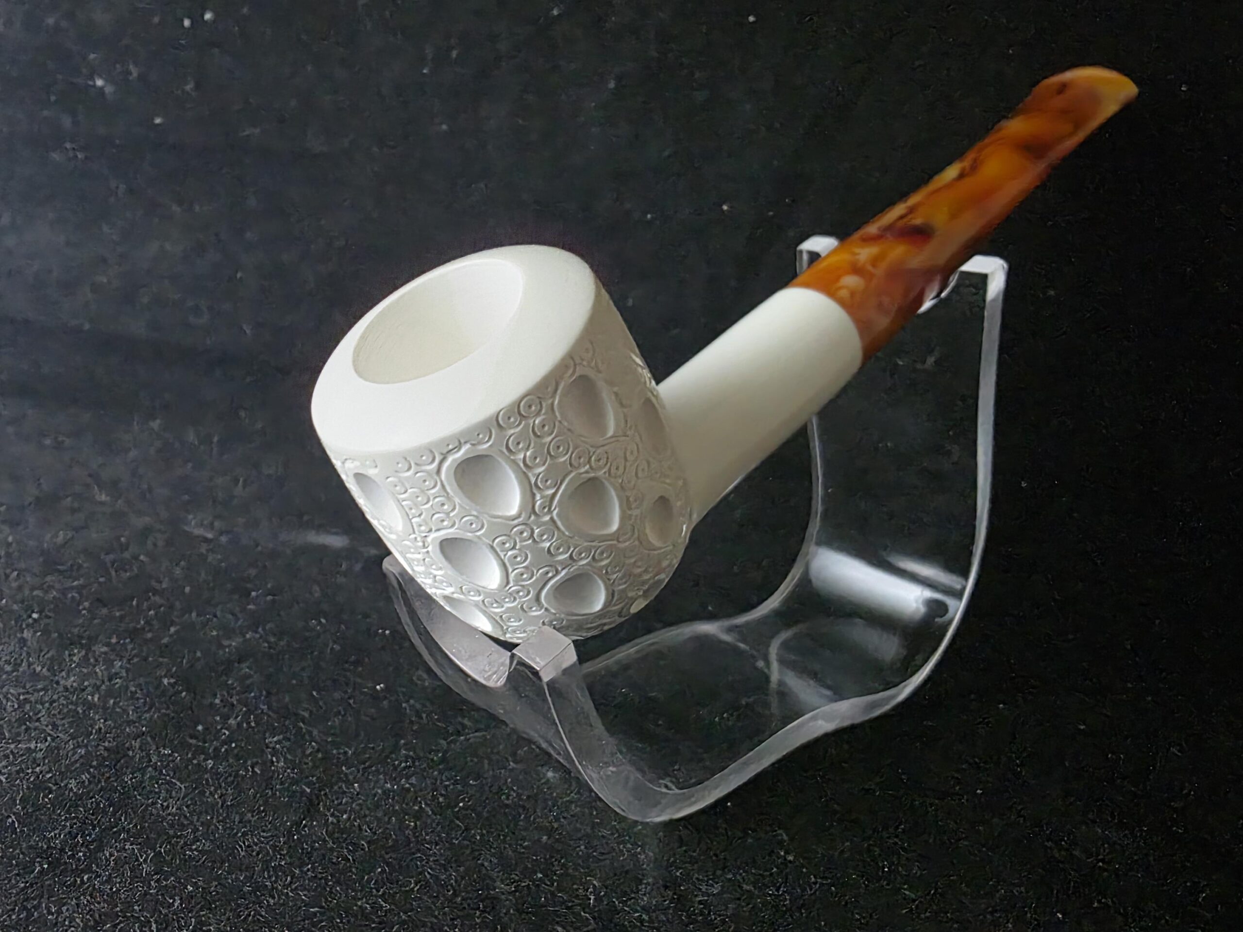 Clasic Model depicted meerschaum pipe , Meerschaum pipe gift for him - Image 2
