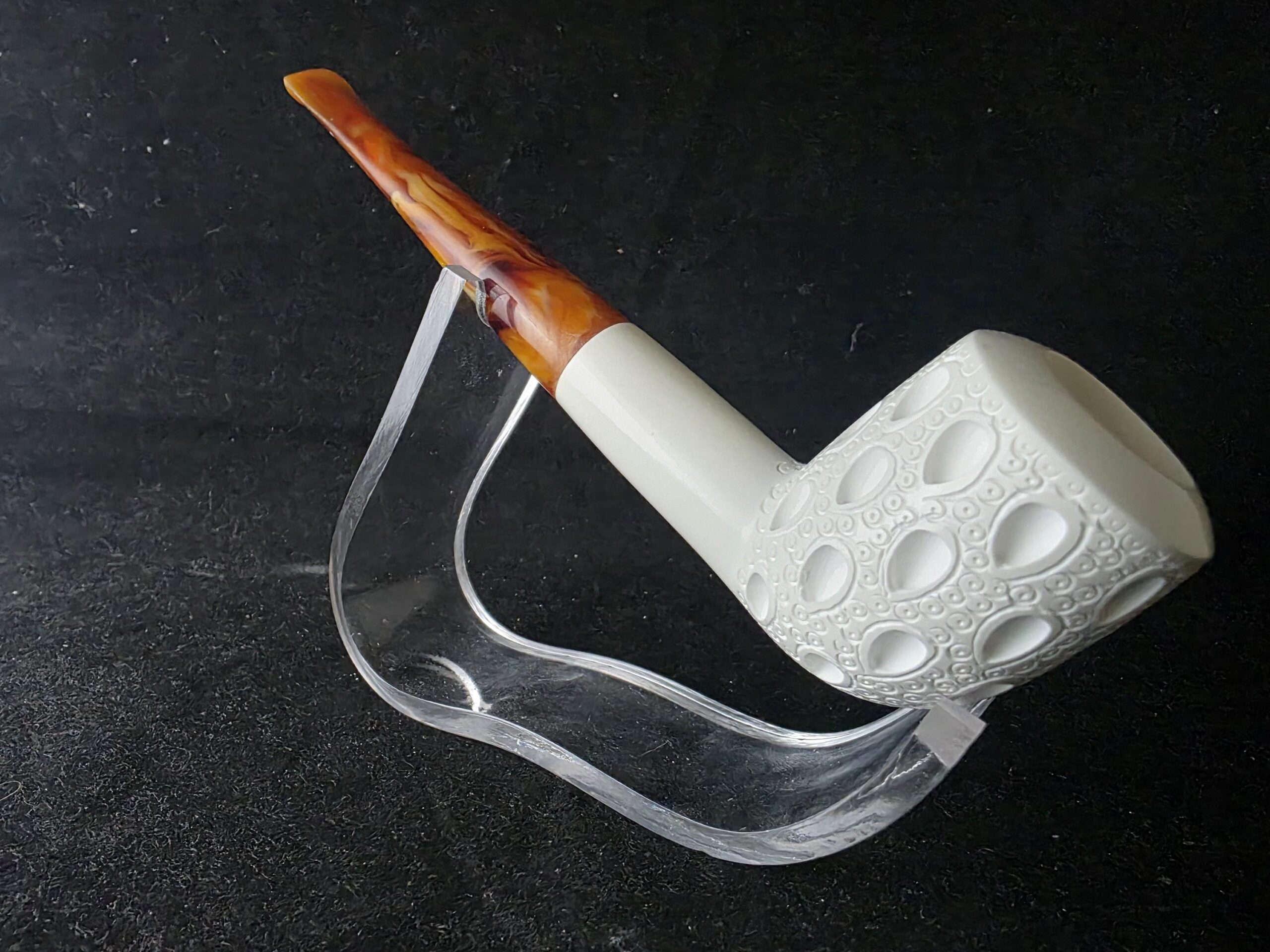 Clasic Model depicted meerschaum pipe , Meerschaum pipe gift for him - Image 4