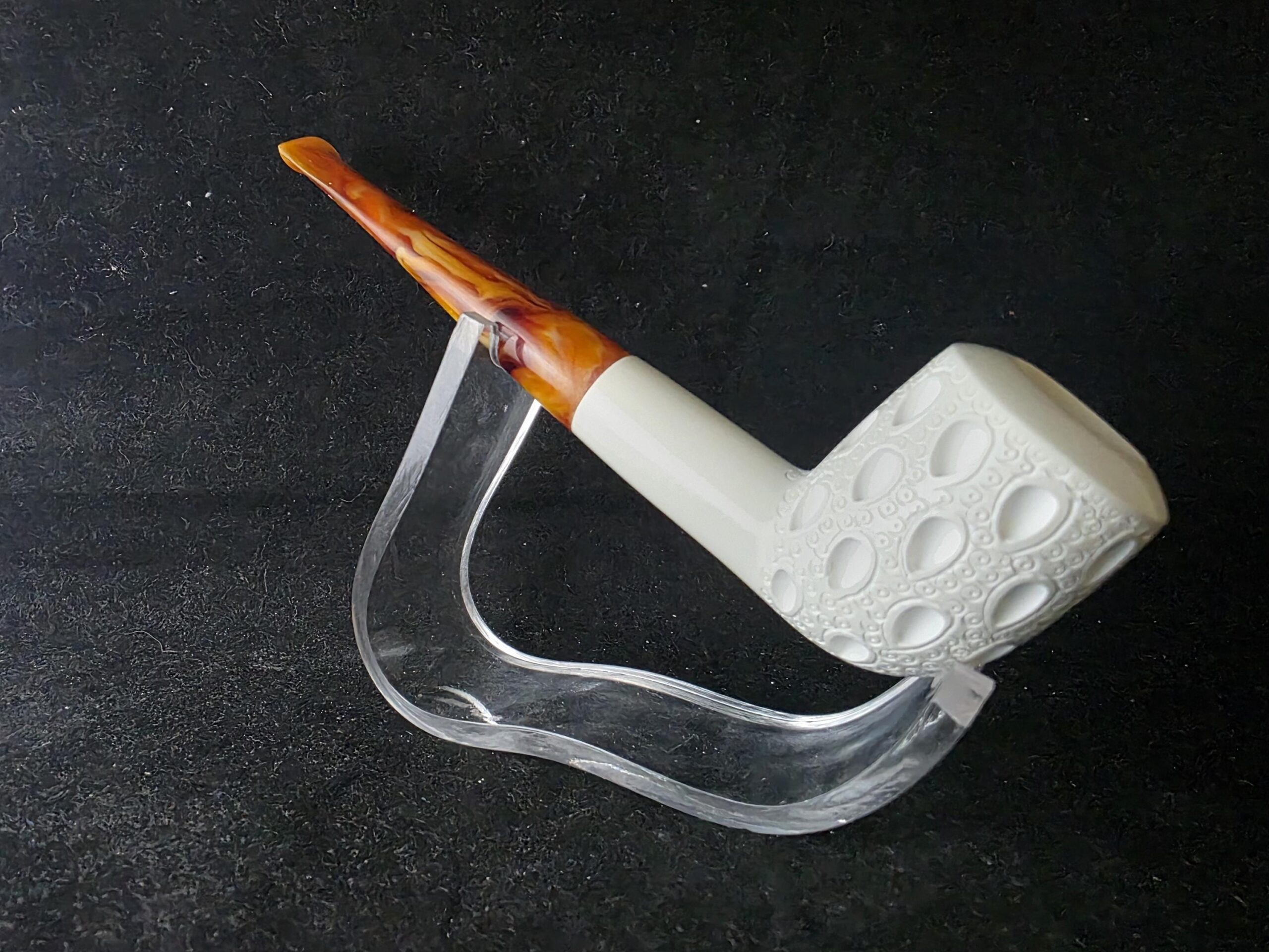Clasic Model depicted meerschaum pipe , Meerschaum pipe gift for him