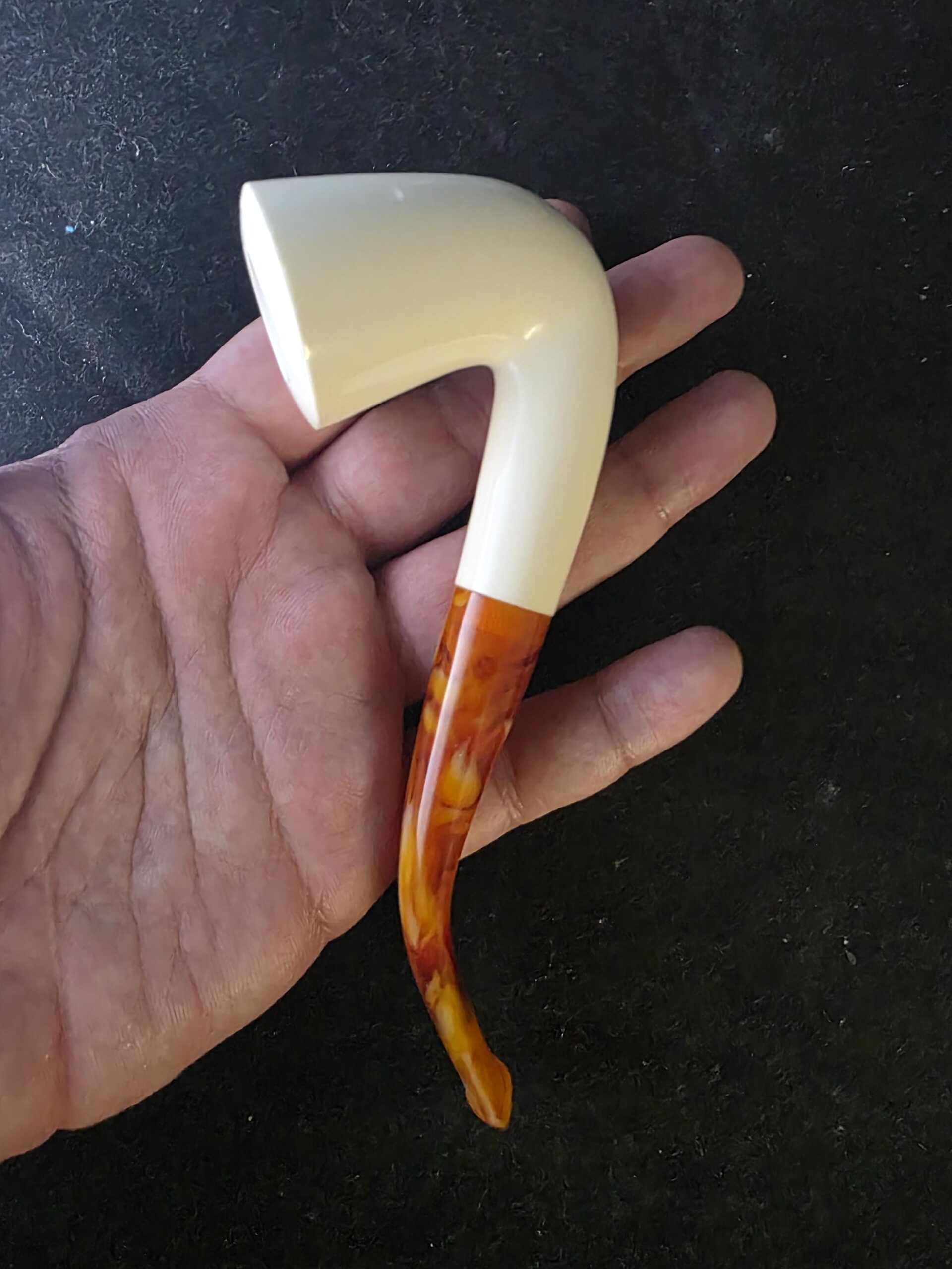 Classic Smooth Model Hand Carved Meerschaum Pipe, Block Meerschaum,Turkish Meerschaum, Gift For Him - Image 7