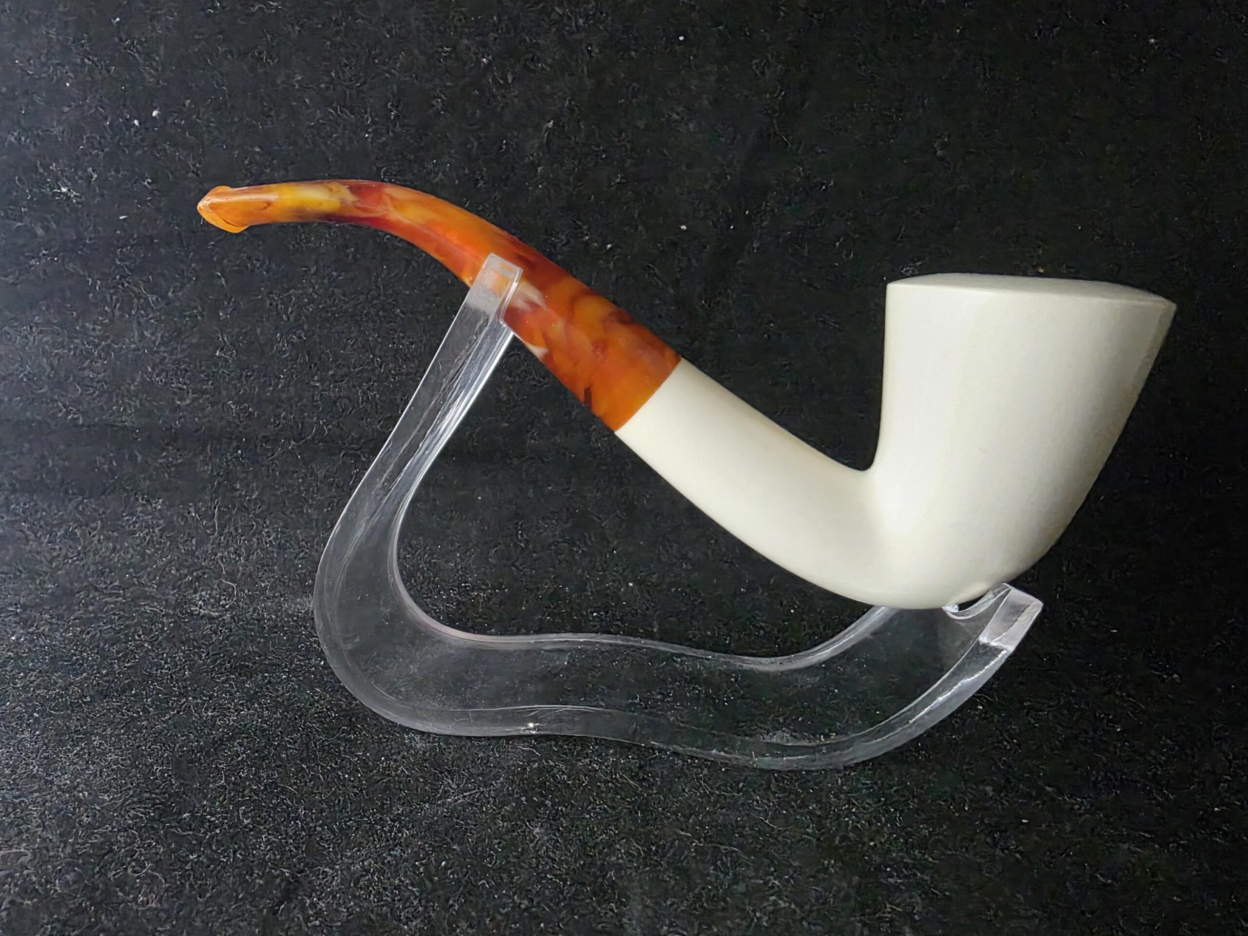 Classic Smooth Model Hand Carved Meerschaum Pipe, Block Meerschaum,Turkish Meerschaum, Gift For Him - Image 5
