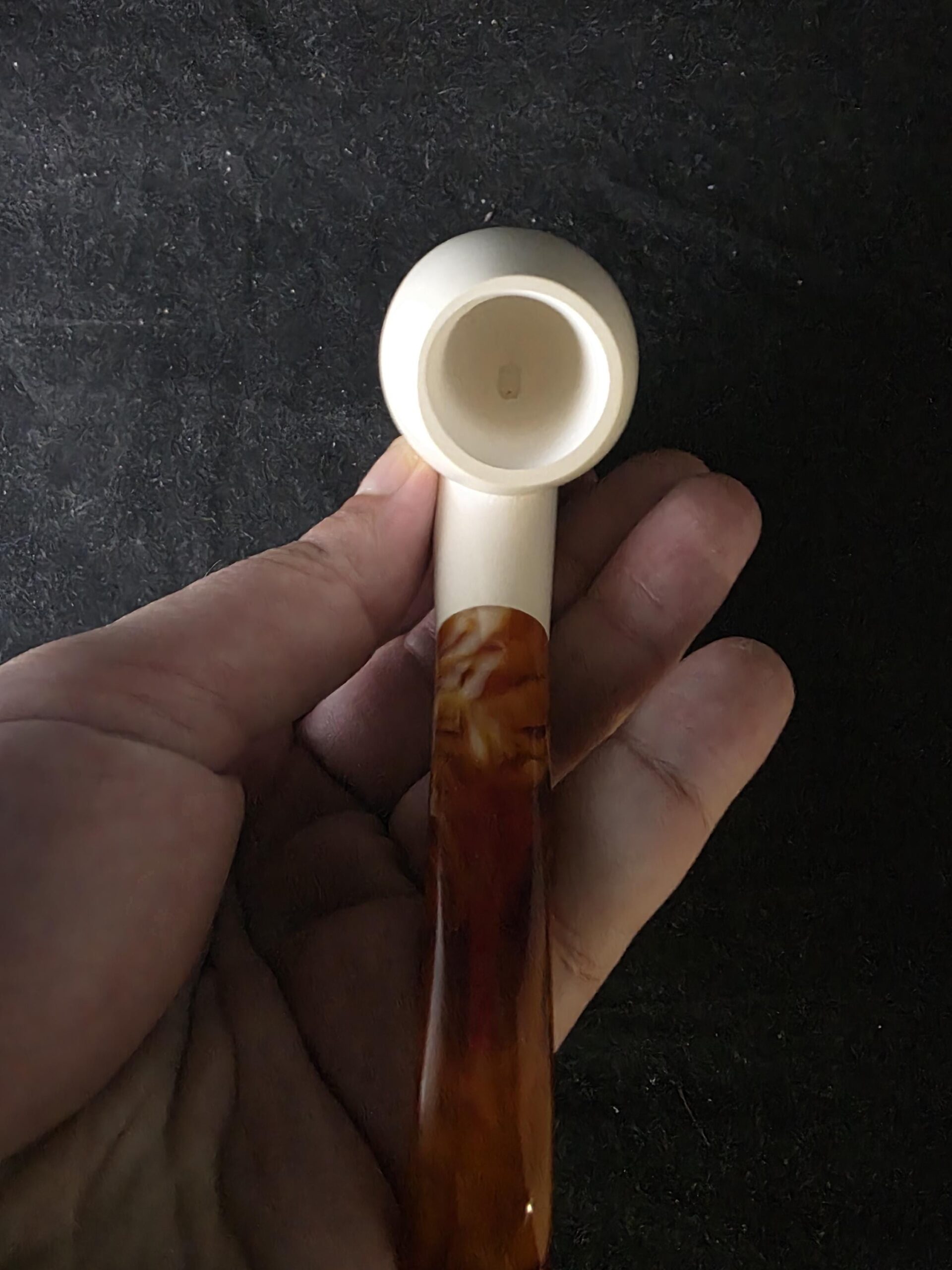 Post Modern Bowl shape Meerschaum Pipe , pipe gift for him - Image 6