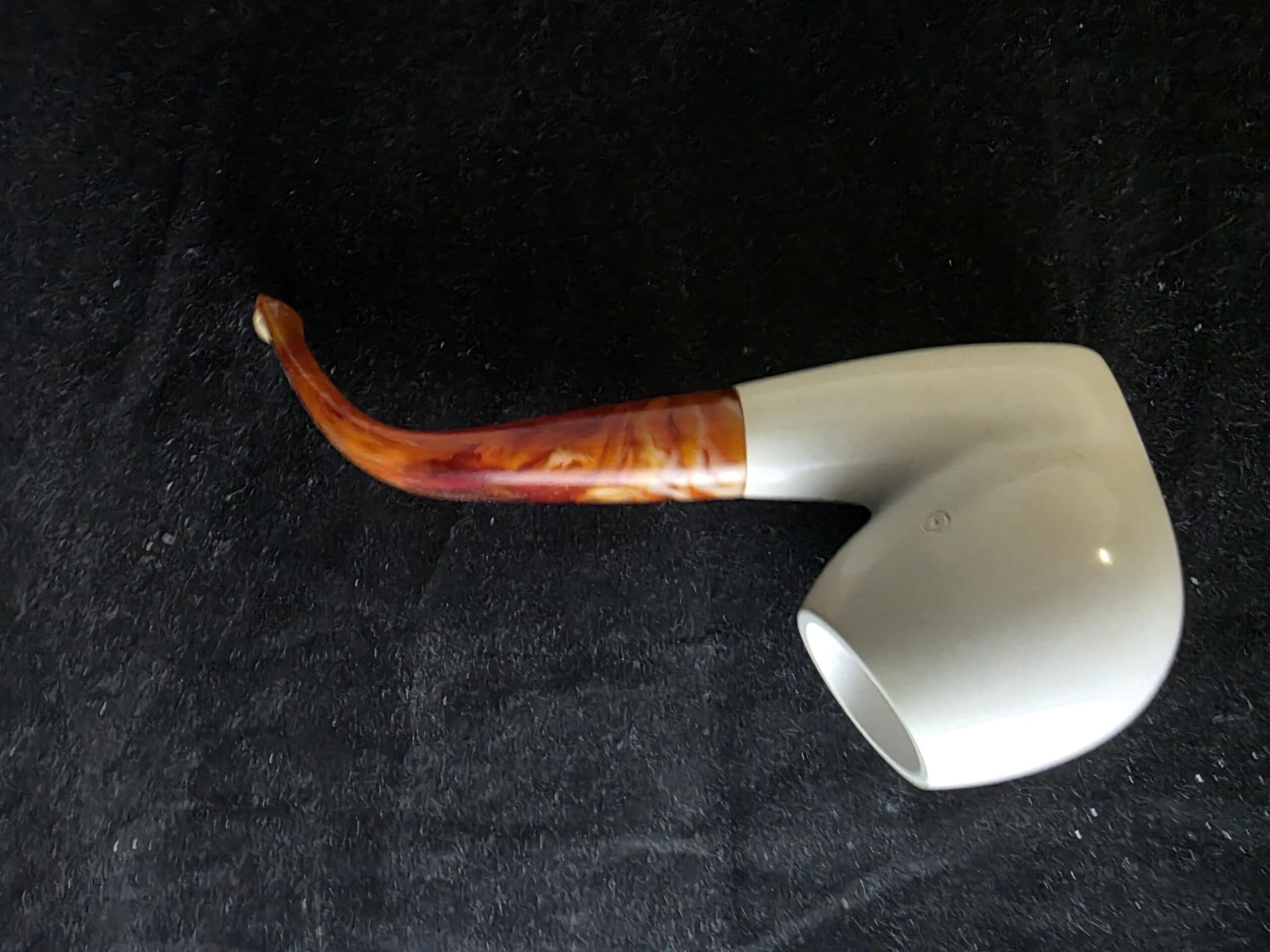 Post Modern Bowl shape Meerschaum Pipe , pipe gift for him - Image 4