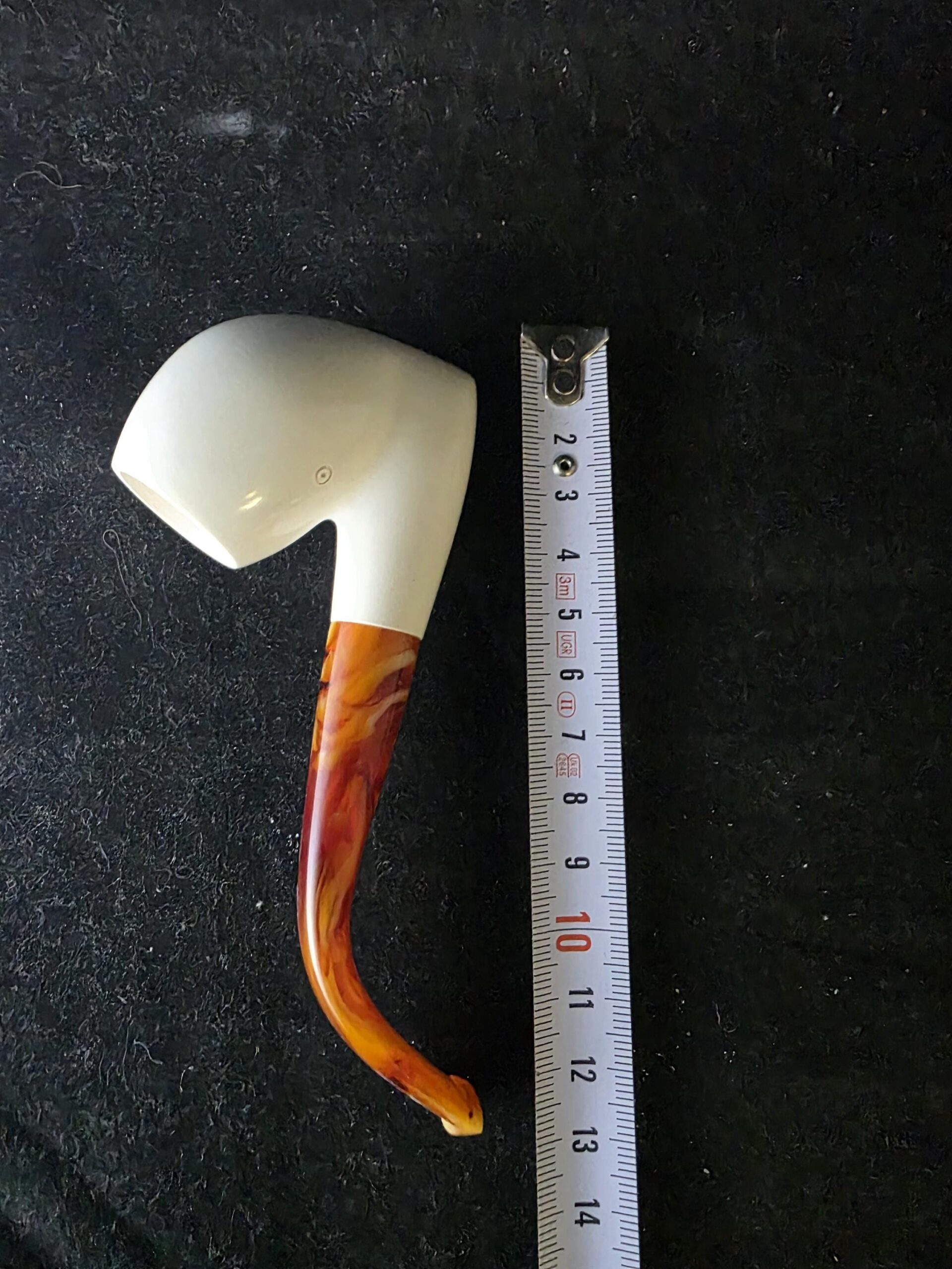 Post Modern Bowl shape Meerschaum Pipe , pipe gift for him - Image 8