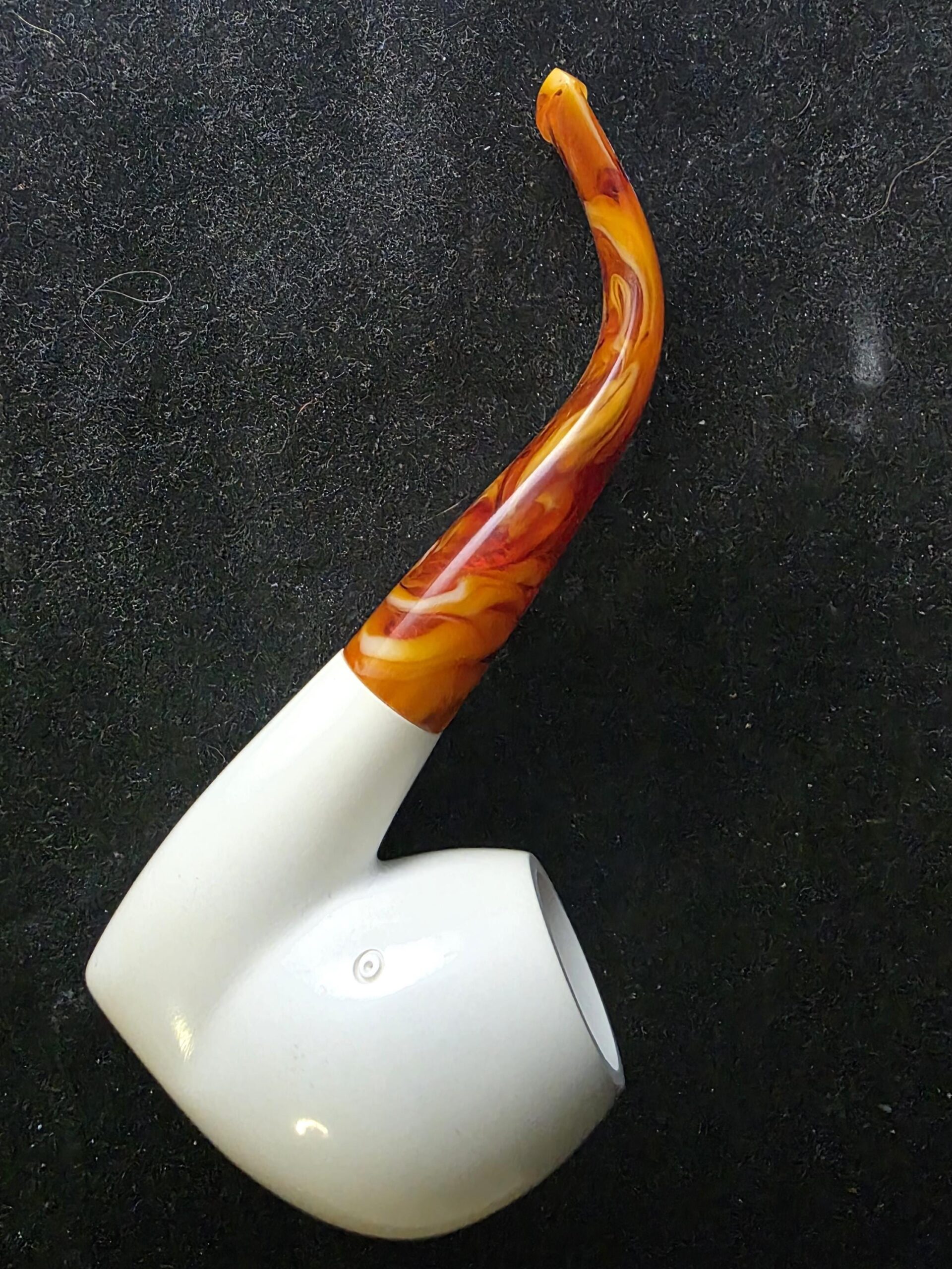 Post Modern Bowl shape Meerschaum Pipe , pipe gift for him - Image 2