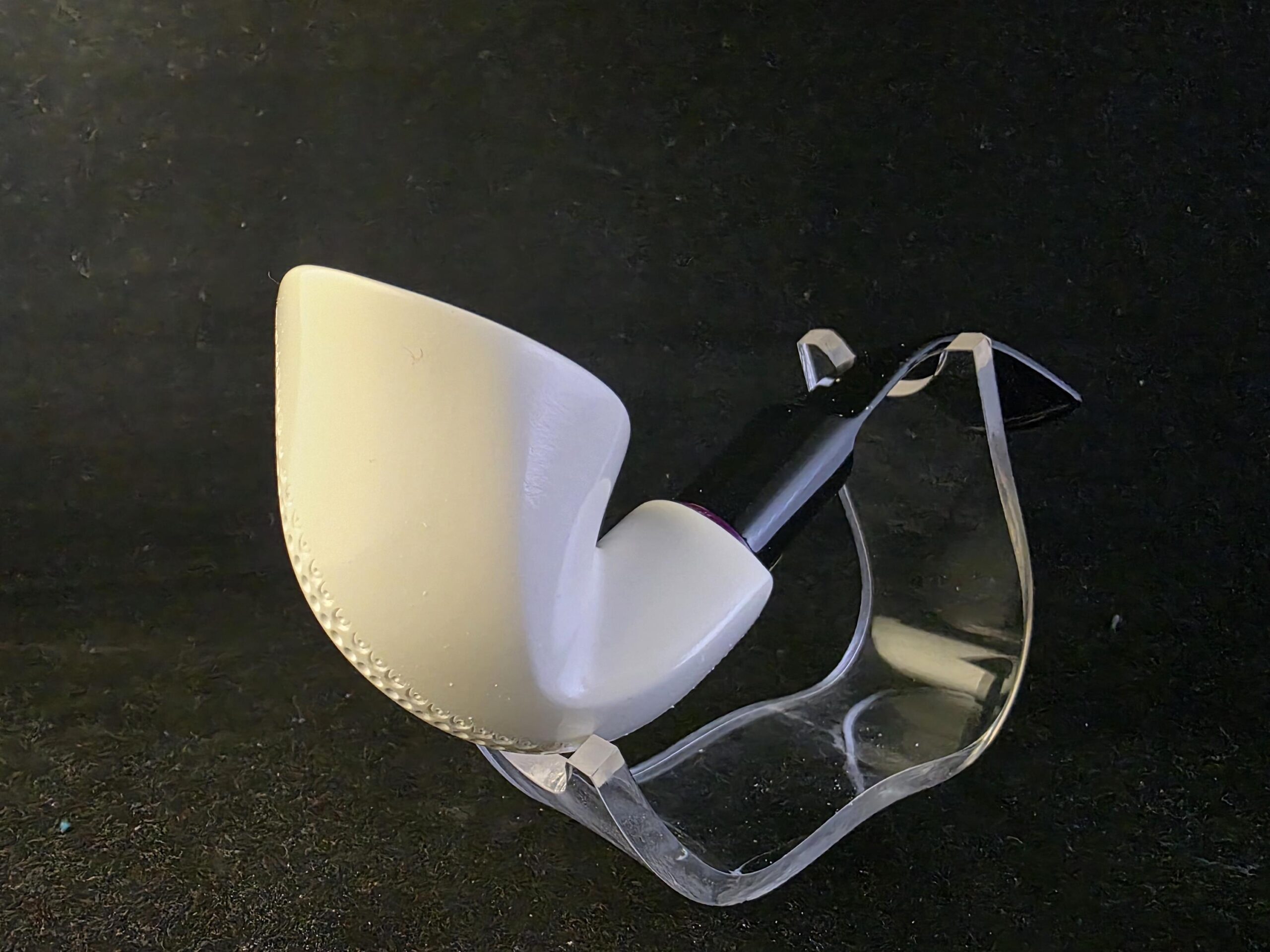 Classic Elite Design Meerschaum Pipe, Hand Carved Pipe with Acrylic Stem, Block Meerschaum, - Image 10