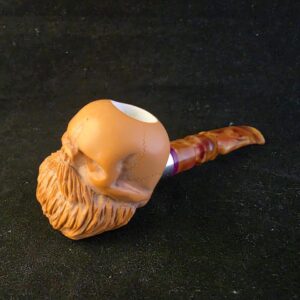 Octopus warrior Meerschaum Pipe – Hand Carved with meerschaum pipe for sailors, Block Meerschaum,