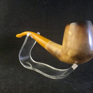 Lee Van Cleef Premium Handmade Meerschaum Pipe  with Acrylic Stem &Block meerschaum, American Western Movie Pipe