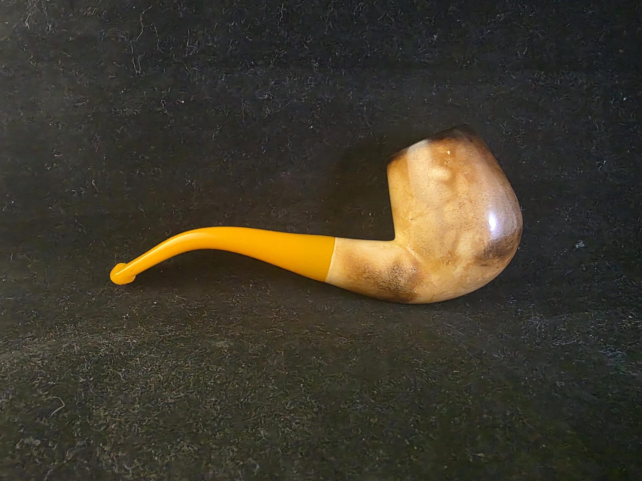 Lee Van Cleef Premium Handmade Meerschaum Pipe with Acrylic Stem &Block meerschaum, American Western Movie Pipe - Image 4