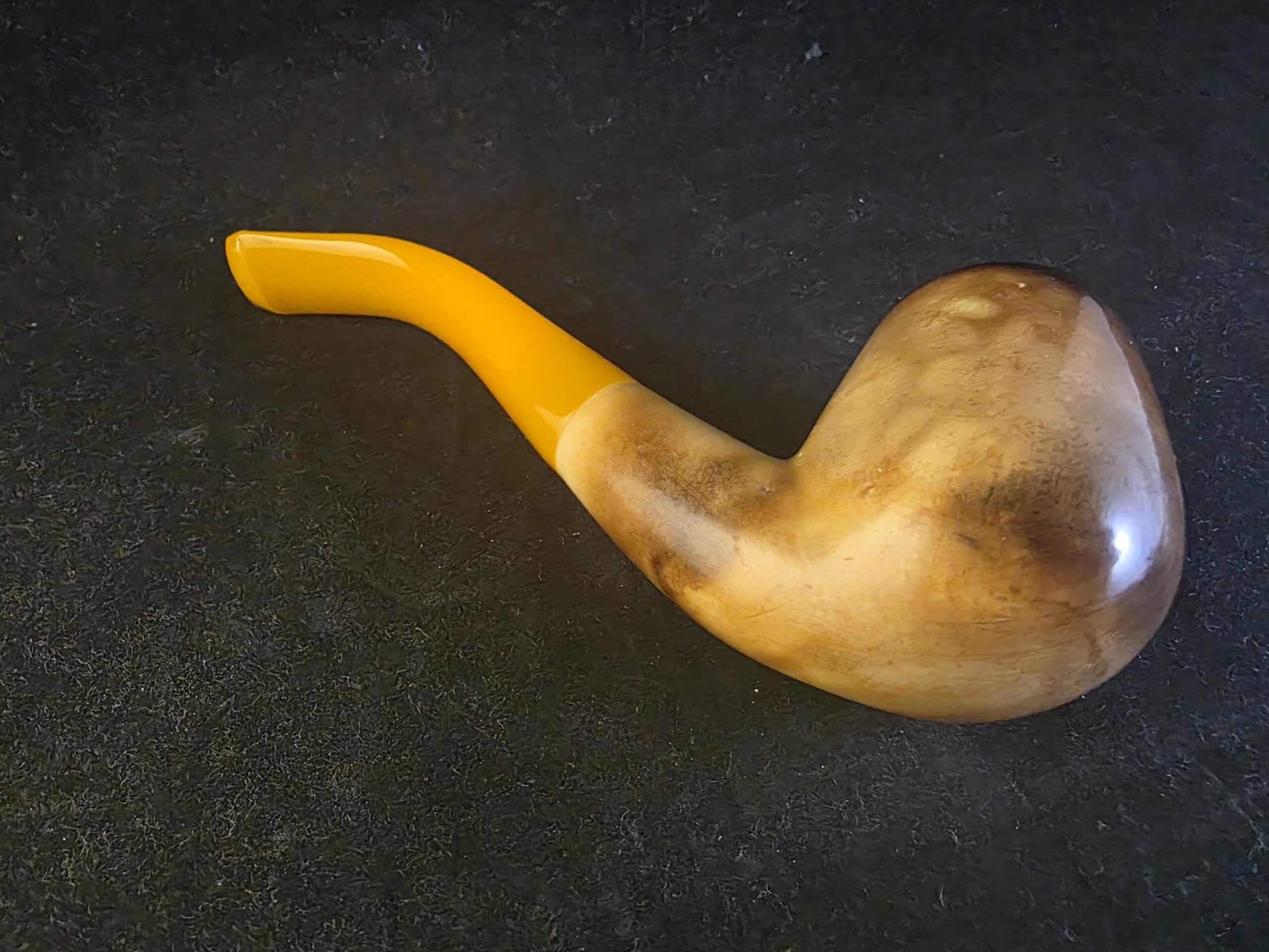 Lee Van Cleef Premium Handmade Meerschaum Pipe with Acrylic Stem &Block meerschaum, American Western Movie Pipe - Image 2