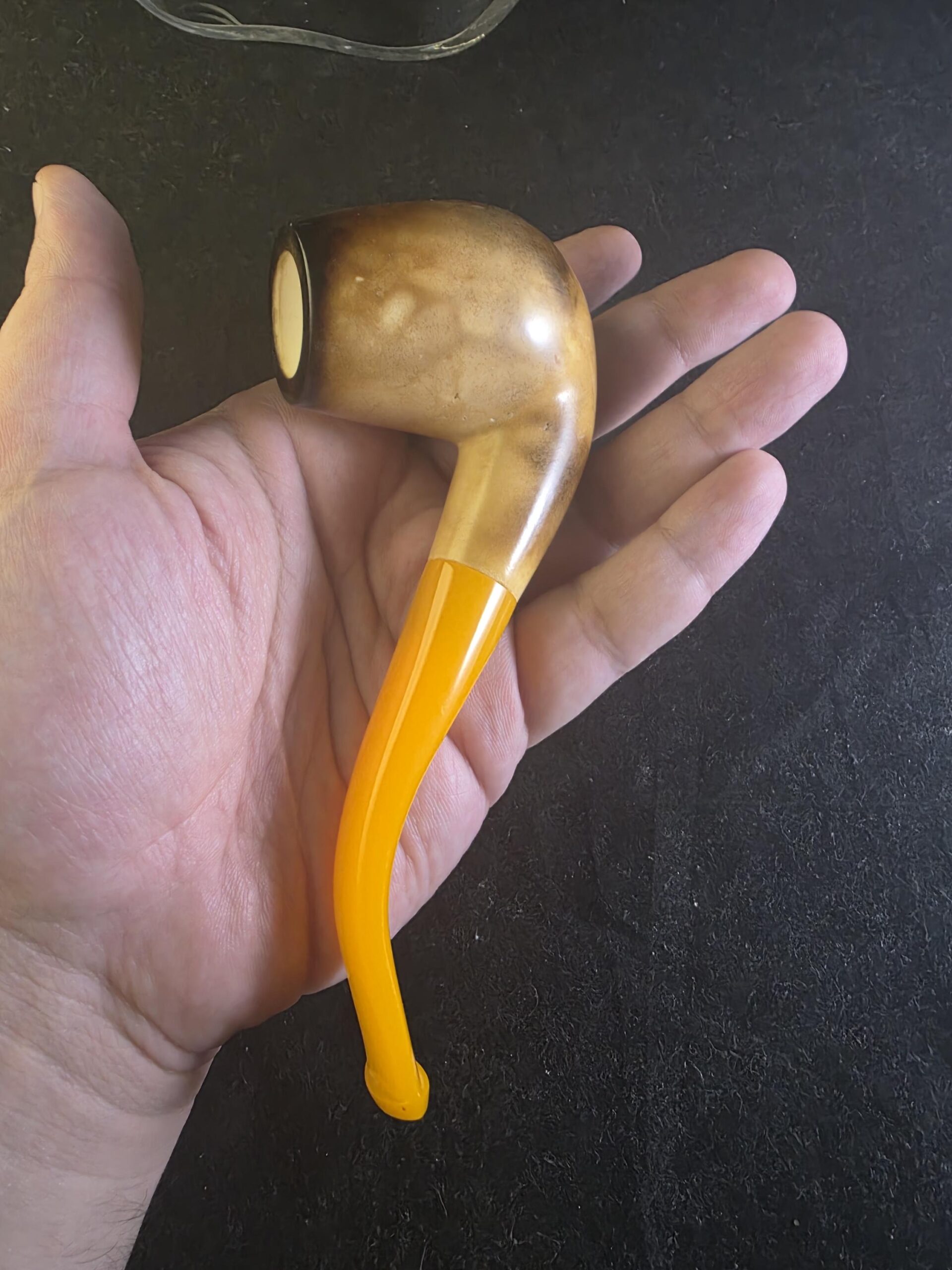 Lee Van Cleef Premium Handmade Meerschaum Pipe with Acrylic Stem &Block meerschaum, American Western Movie Pipe - Image 8