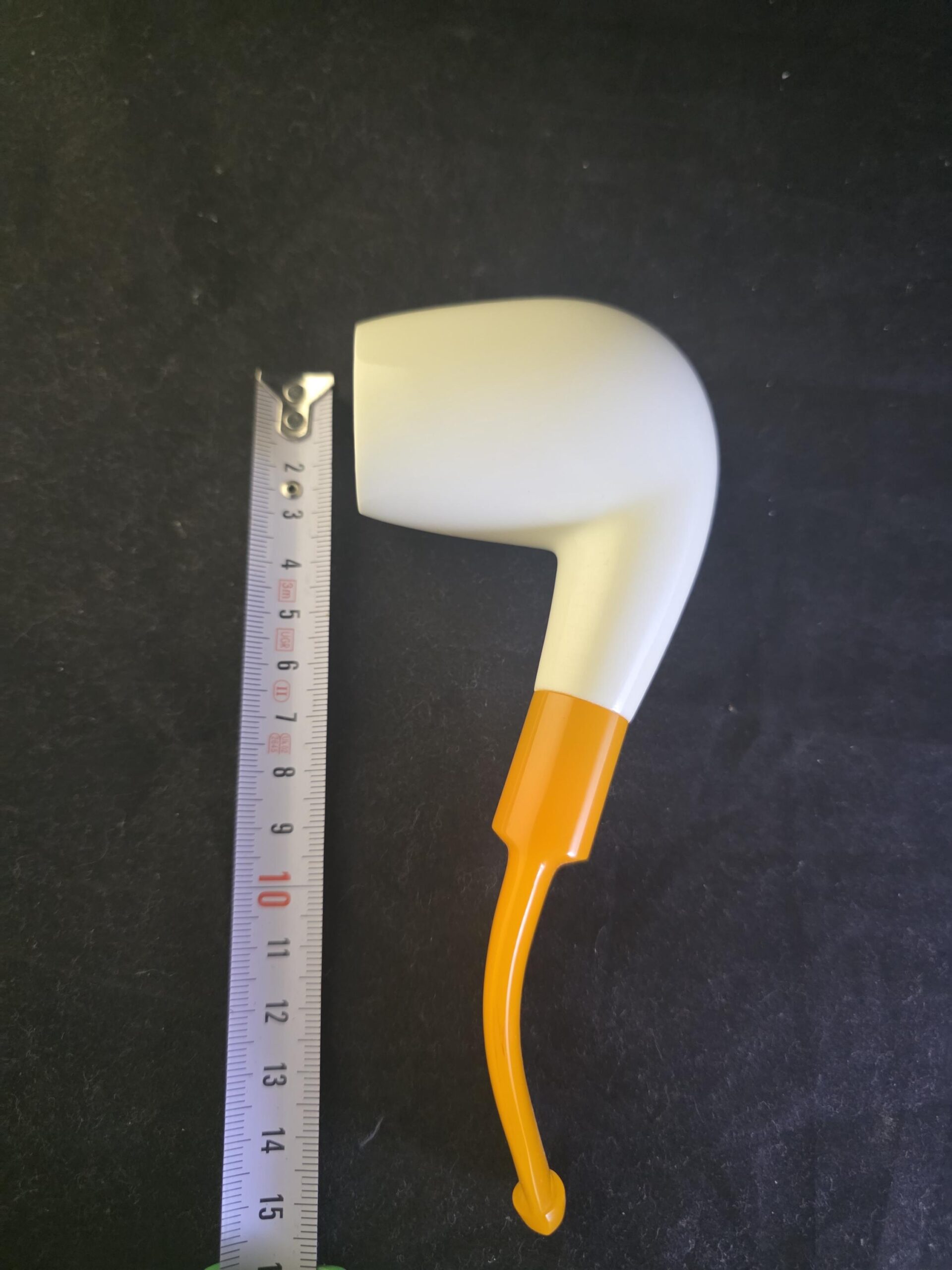Classic Smooth Design Meerschaum Pipe with Acrylic Stem & Block Meerschaum,Turkish Meerschaum - Image 10