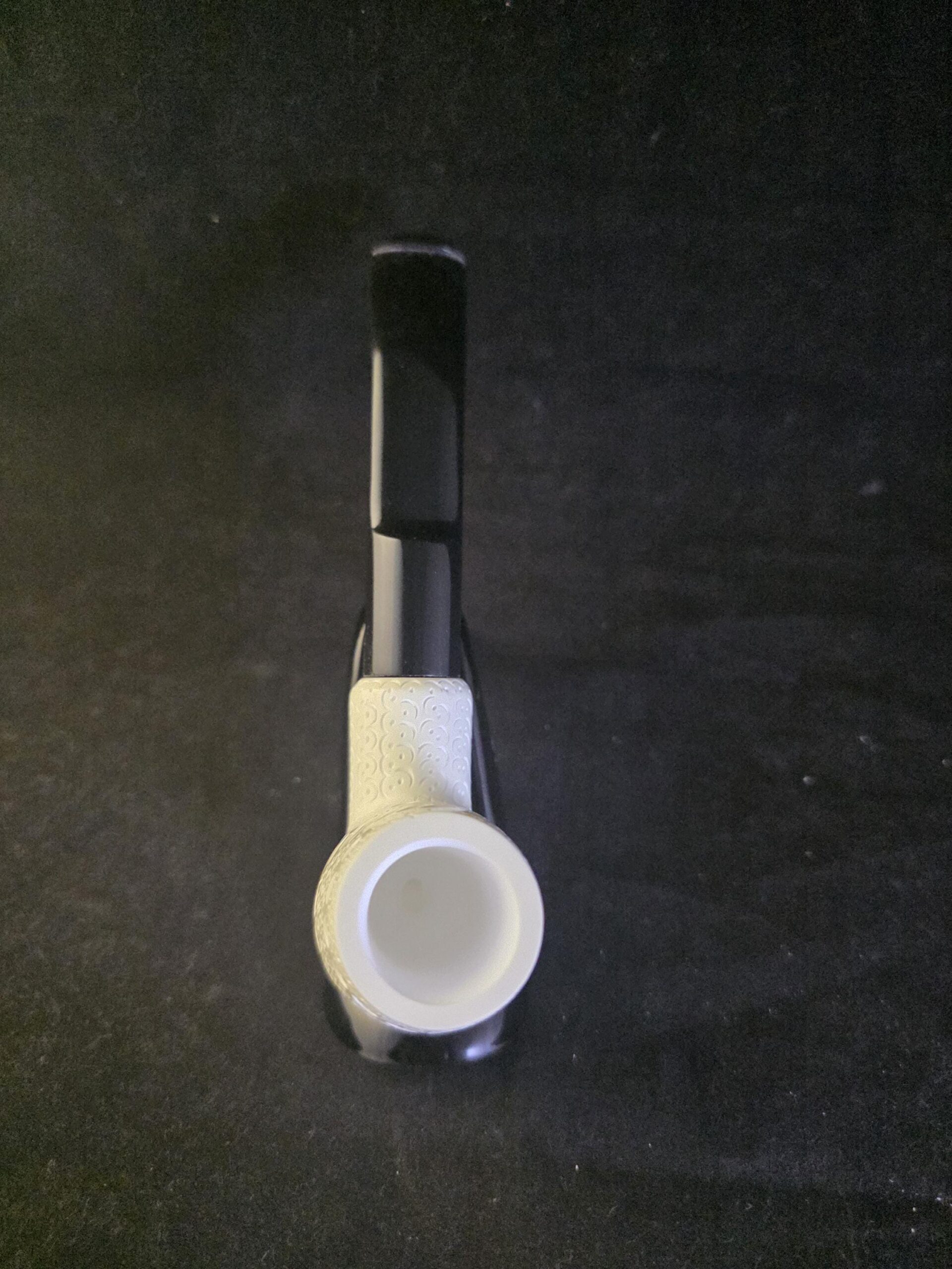 Special depicted classical Meerschaum Pipe with Acrylic Stem & Block Meerschaum, Turkish Meerschaum - Image 2