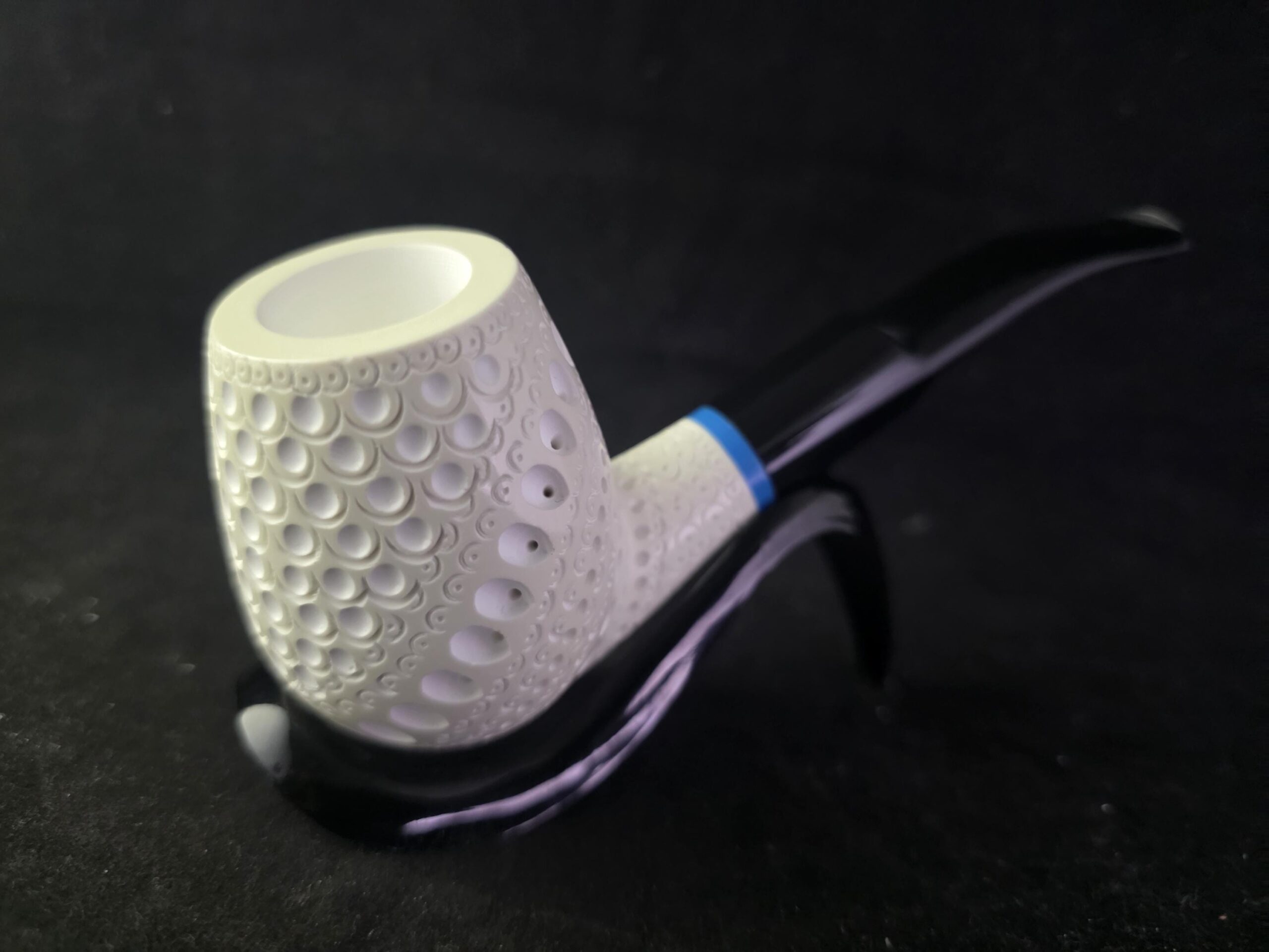 Handmade Turkish Meerschaum Smoking Pipe with Acrylic Stem –Lightweight Cool Design – Unique Gift for Him, Turkish Meerschaum - Image 10