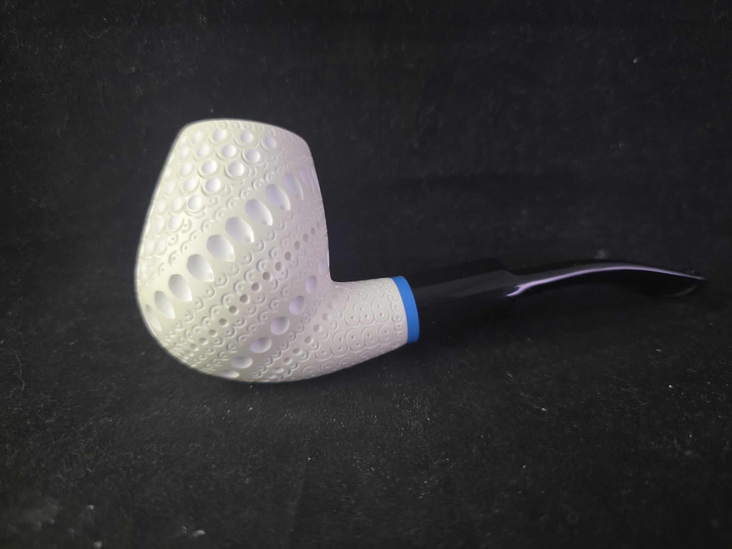 Handmade Turkish Meerschaum Smoking Pipe with Acrylic Stem –Lightweight Cool Design – Unique Gift for Him, Turkish Meerschaum - Image 9