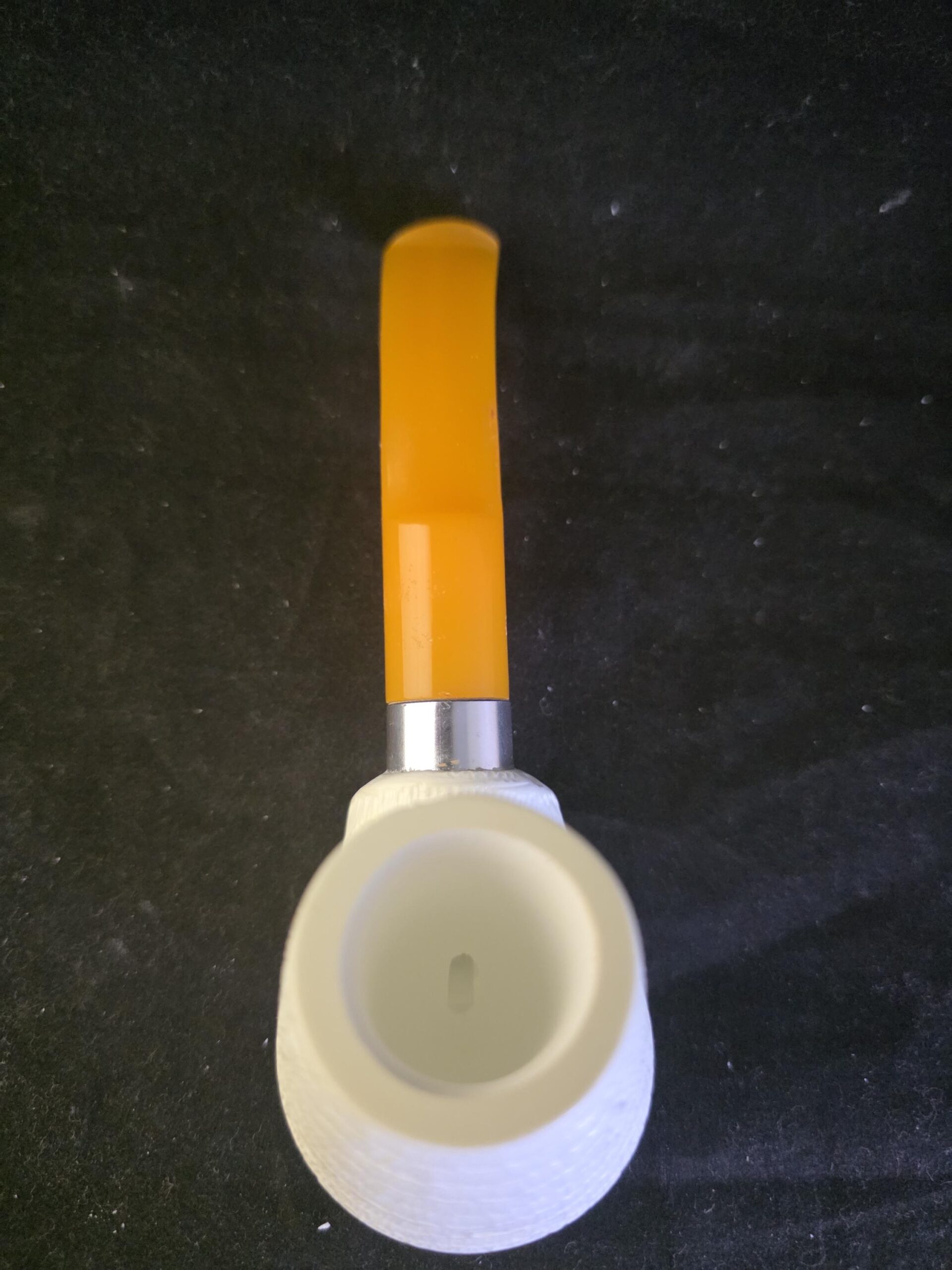 Rusticated Classic model Turkish Meerschaum Pipe with Acrylic Stem - Image 7