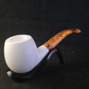 Turkish Meerschaum Smooth Apple Smoking Pipe, The Best gift for him, Block meerschaum