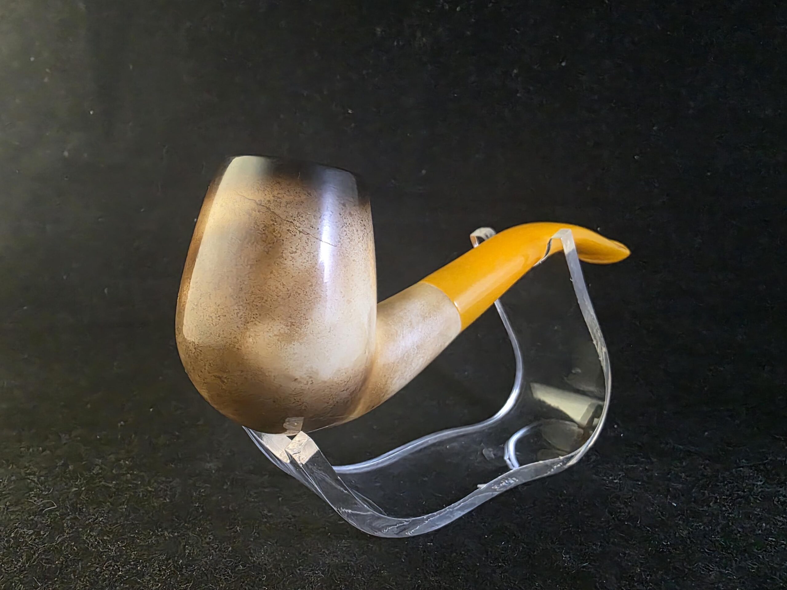 Lee Van Cleef Premium Handmade Meerschaum Pipe with Acrylic Stem &Block meerschaum, American Western Movie Pipe - Image 5