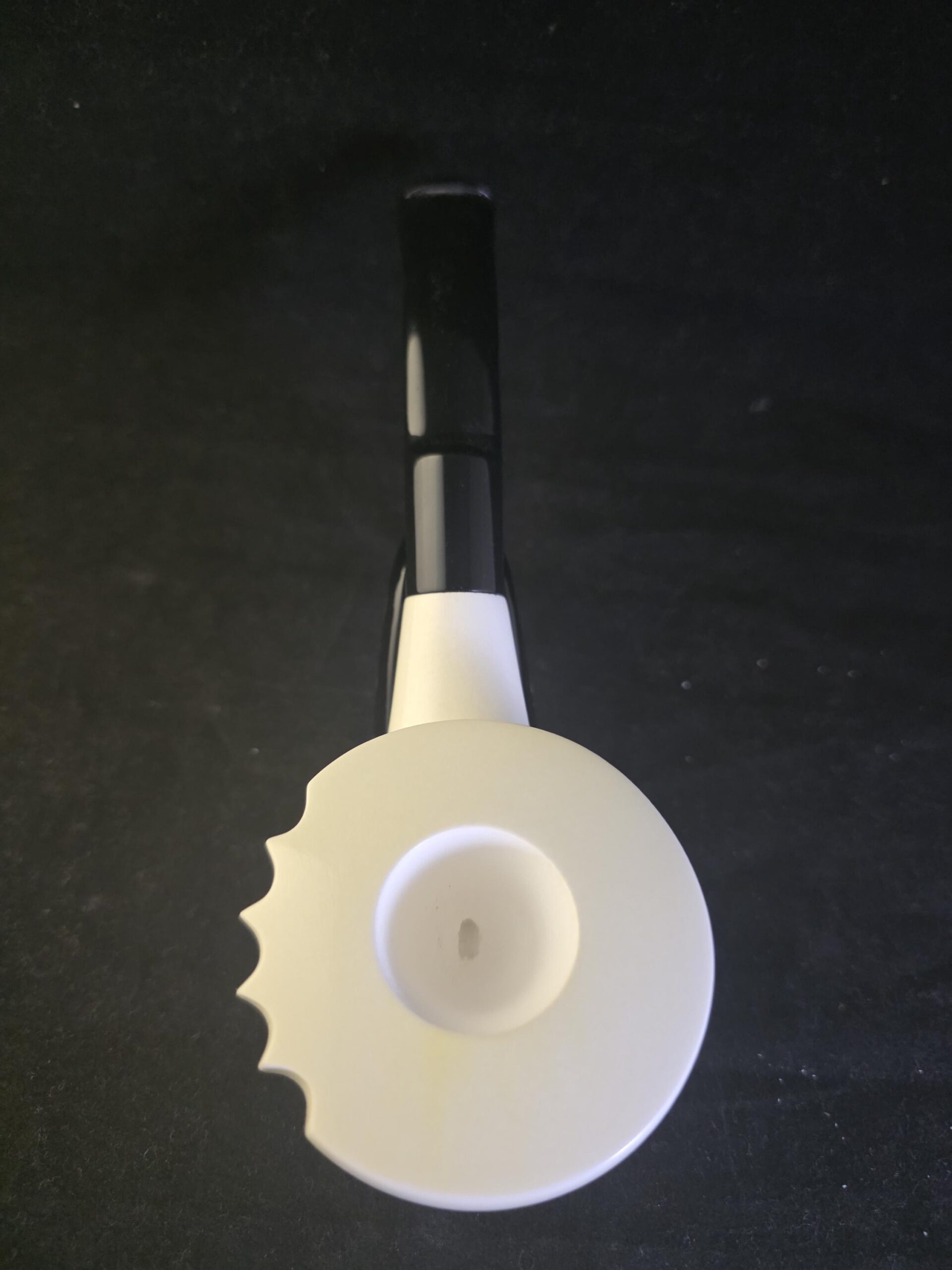 Free Style Smooth Meerschaum Pipe with Acrylic Stem & Block Meerschaum,Turkish Meerschaum - Image 2