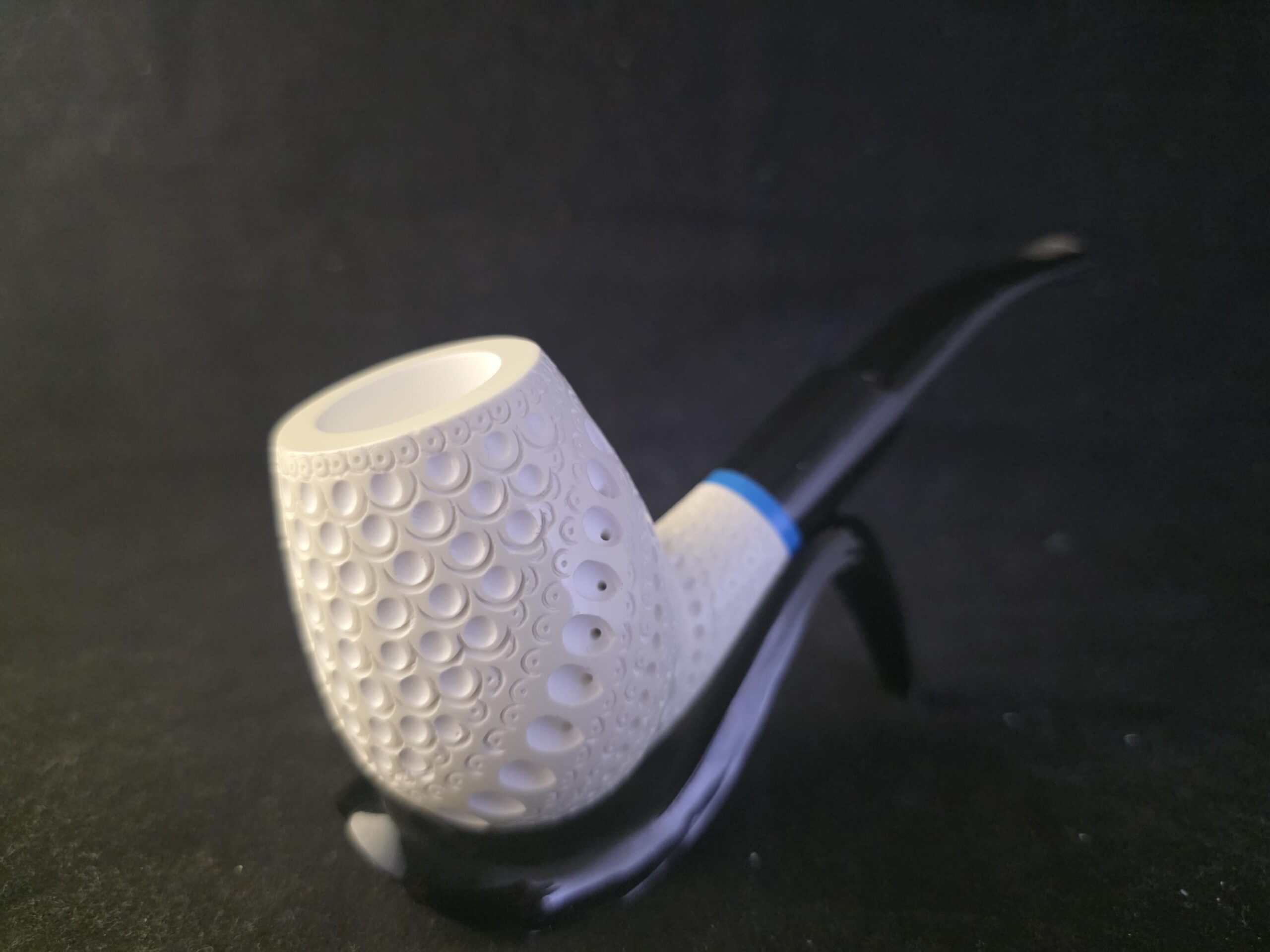 Handmade Turkish Meerschaum Smoking Pipe with Acrylic Stem –Lightweight Cool Design – Unique Gift for Him, Turkish Meerschaum - Image 2