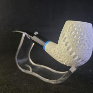 Handmade Turkish Meerschaum Smoking Pipe with Acrylic Stem –Lightweight Cool Design – Unique Gift for Him, Turkish Meerschaum