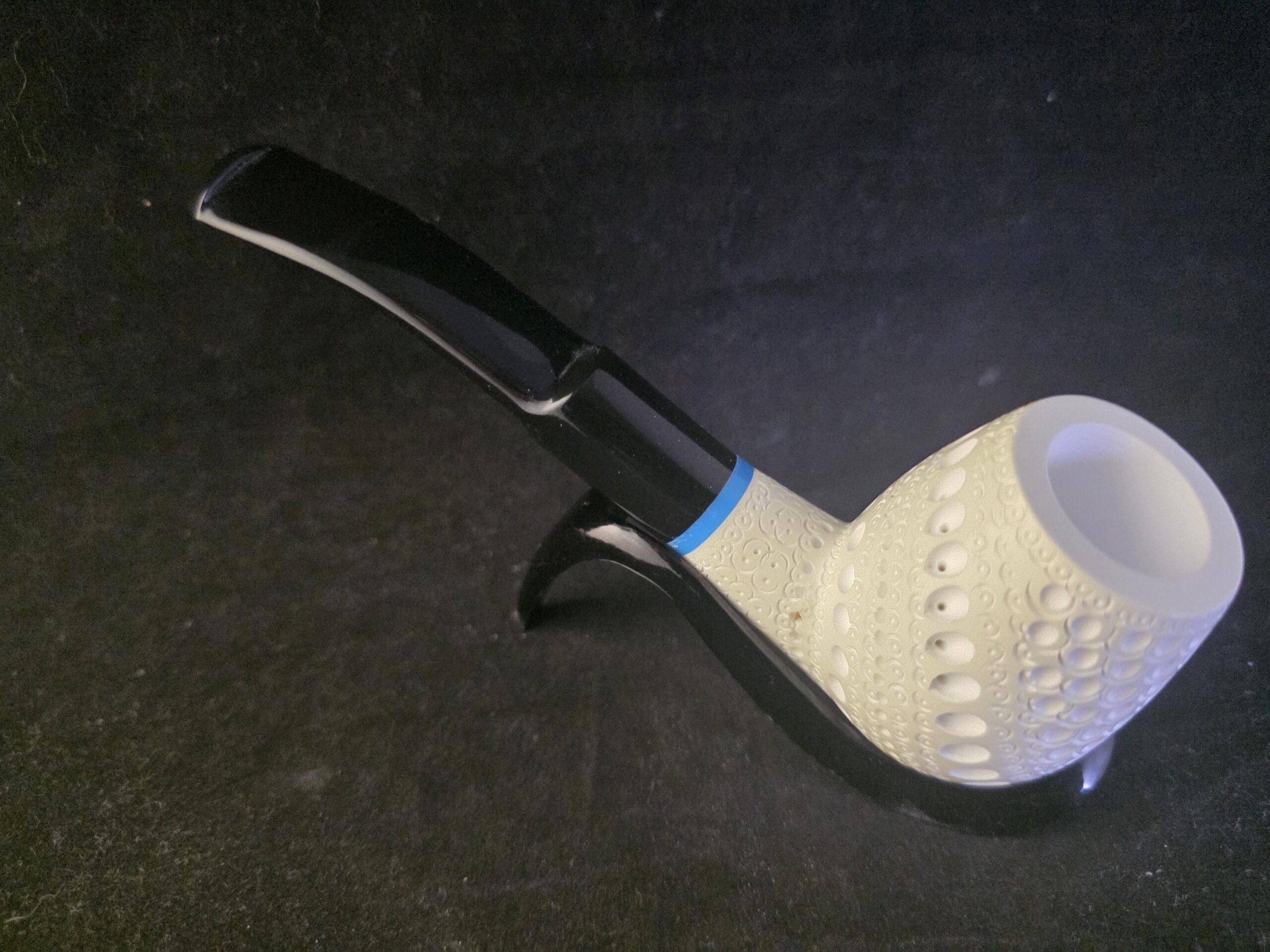 Handmade Turkish Meerschaum Smoking Pipe with Acrylic Stem –Lightweight Cool Design – Unique Gift for Him, Turkish Meerschaum - Image 5