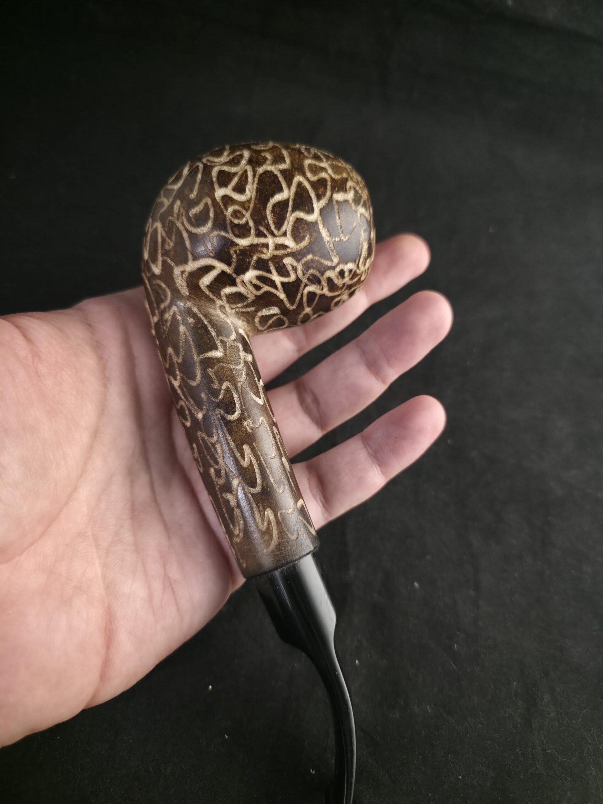 Premium Model Meerschaum Pipe with Acrylic Stem - Image 6