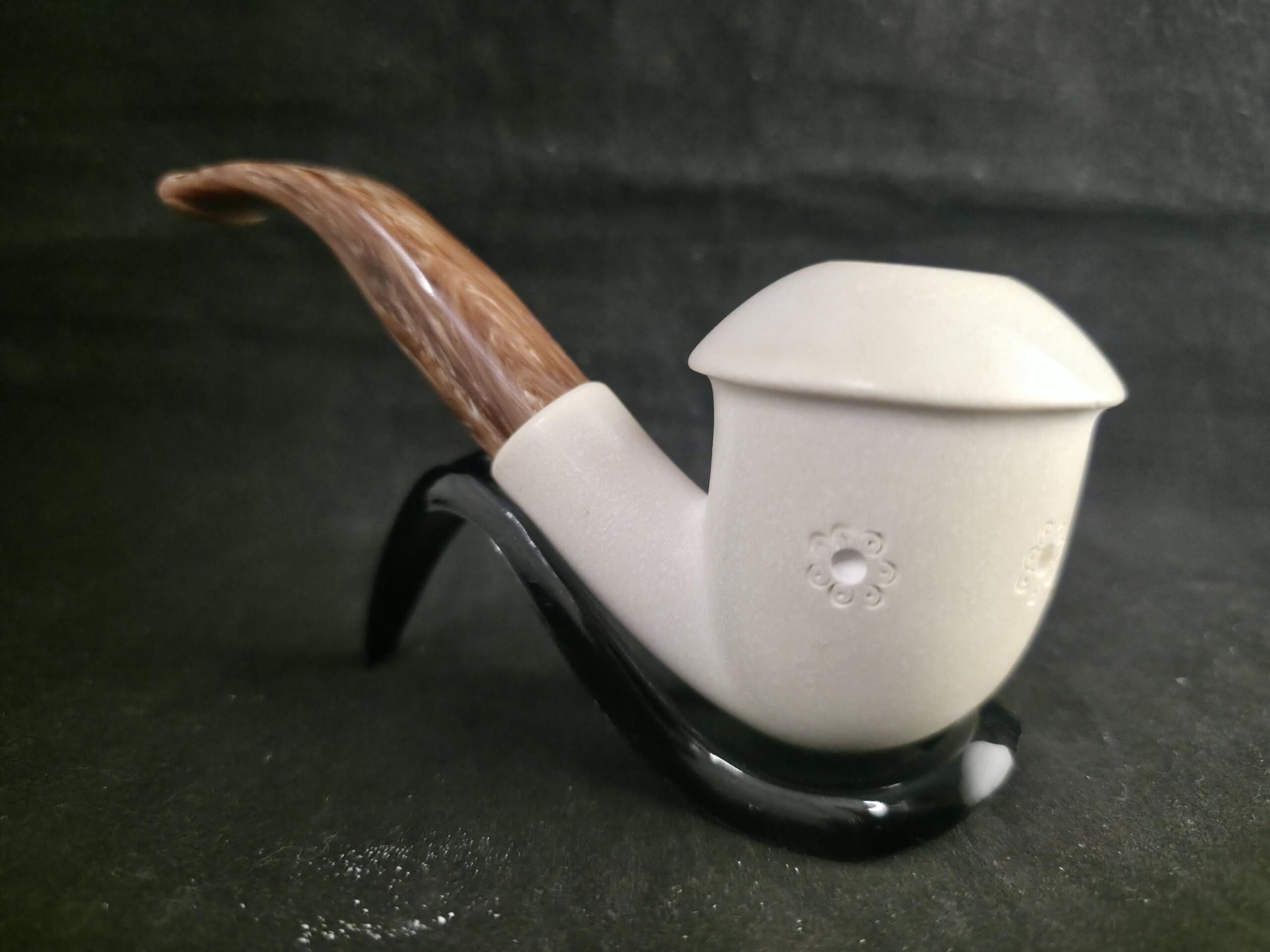 Calabash Meerschaum Pipe with acrylic Stem and filter