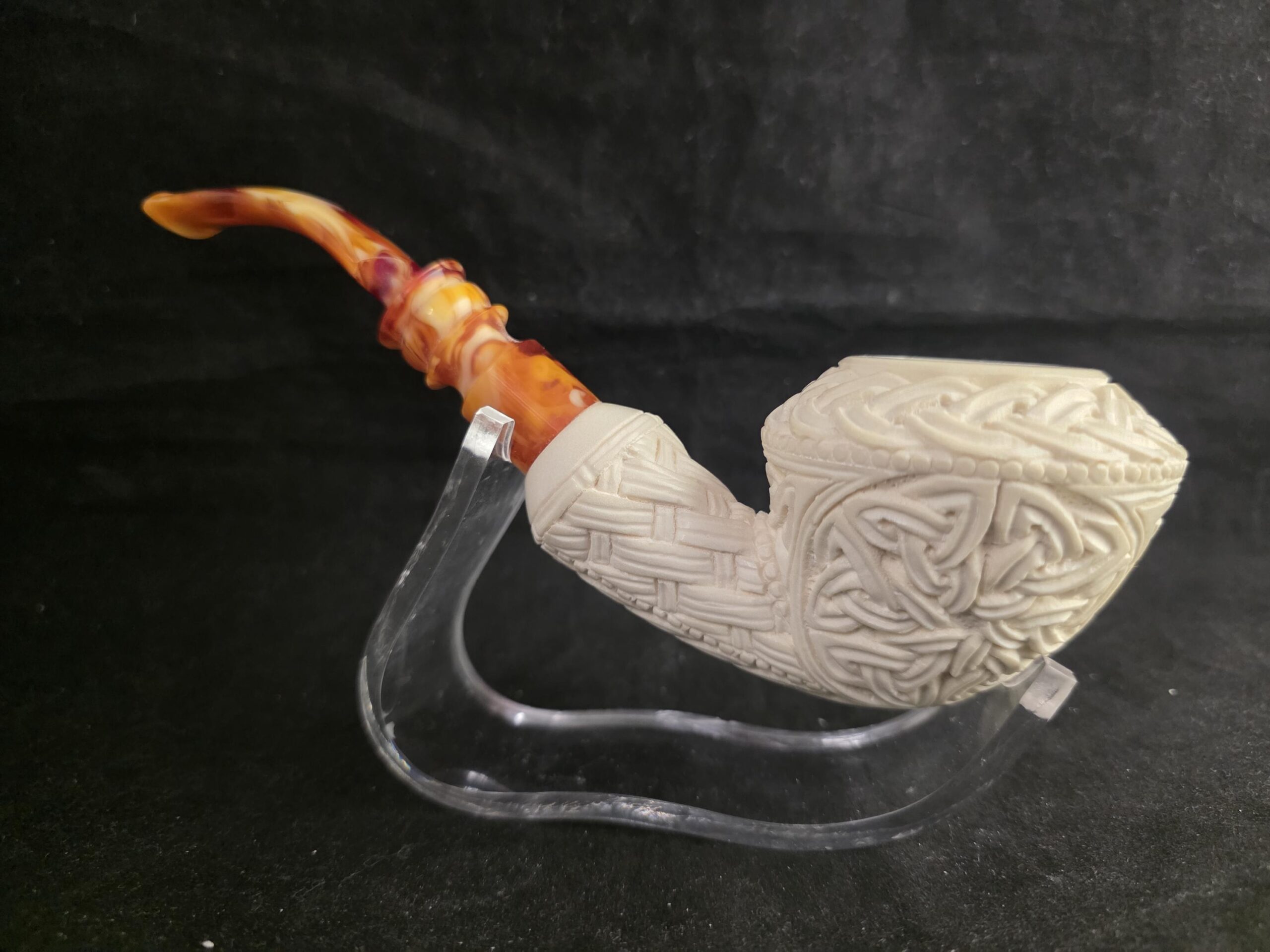 Special Relief Carved Meerschaum Pipe - Image 10