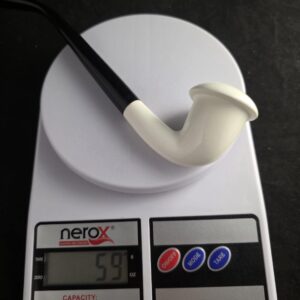 Calabash Curchwarden Pipe with Acrylic Stem