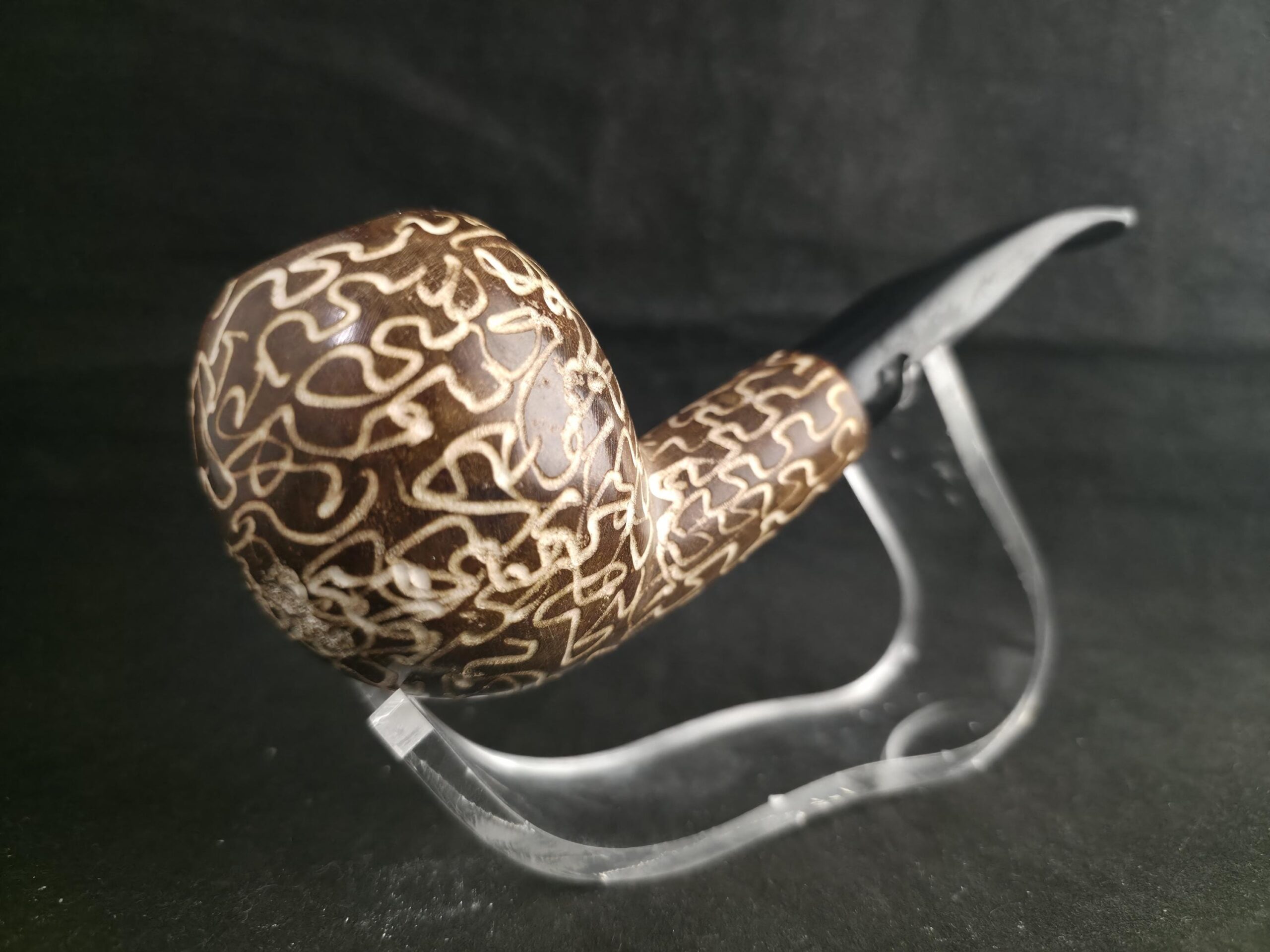 Premium Model Meerschaum Pipe with acrylic Stem - Image 5