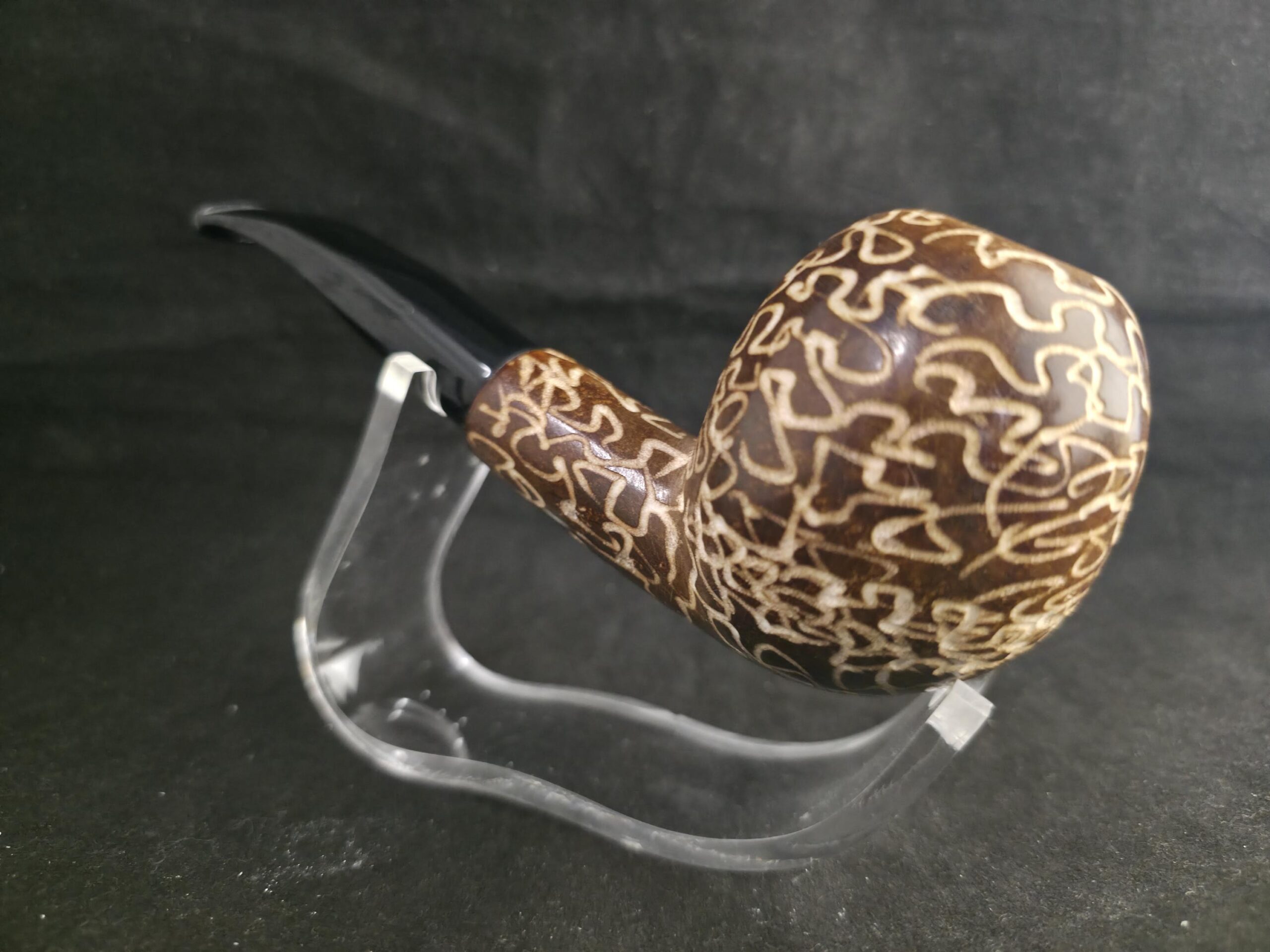 Premium Model Meerschaum Pipe with acrylic Stem - Image 3