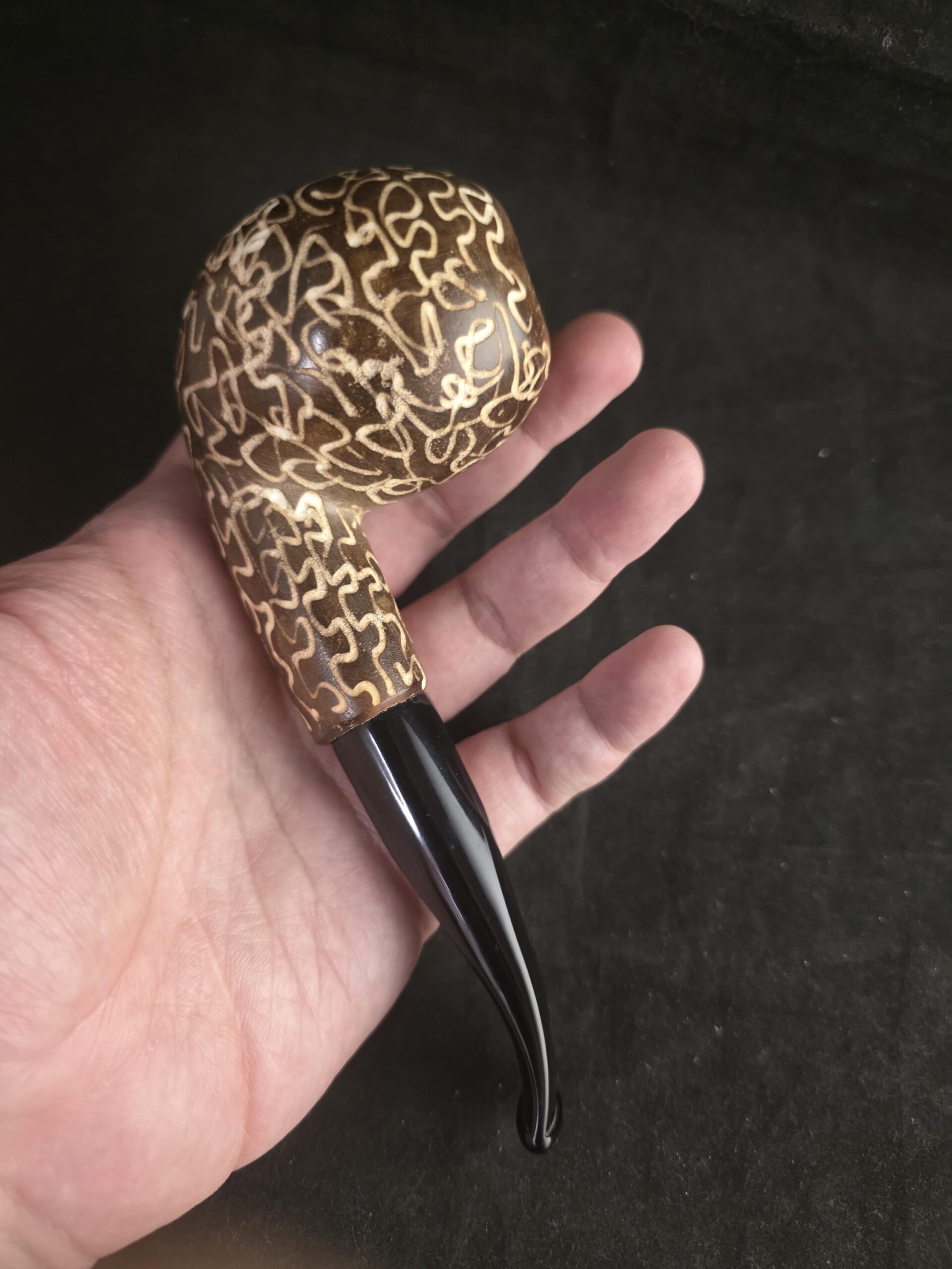 Premium Model Meerschaum Pipe with acrylic Stem - Image 9