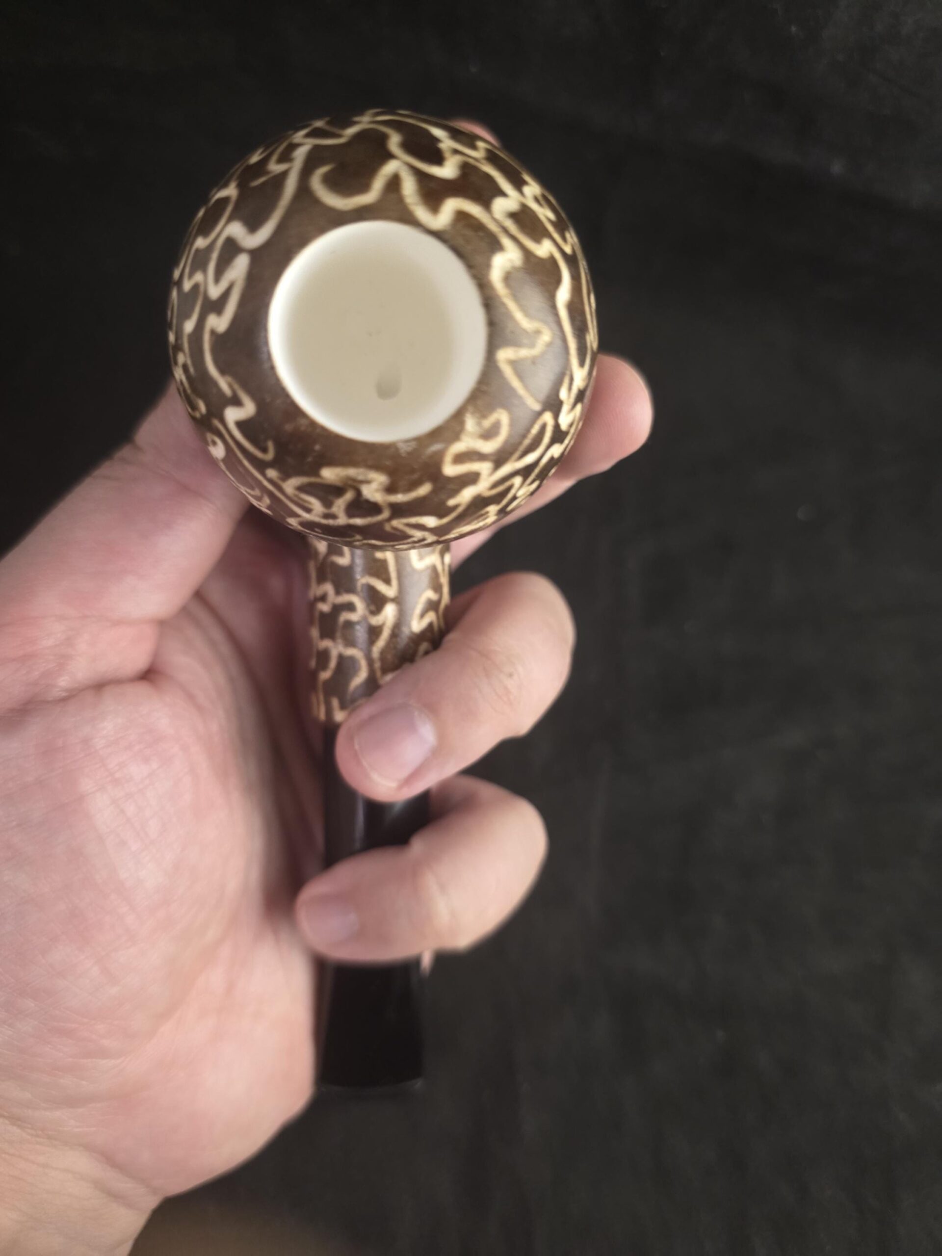 Premium Model Meerschaum Pipe with acrylic Stem - Image 10