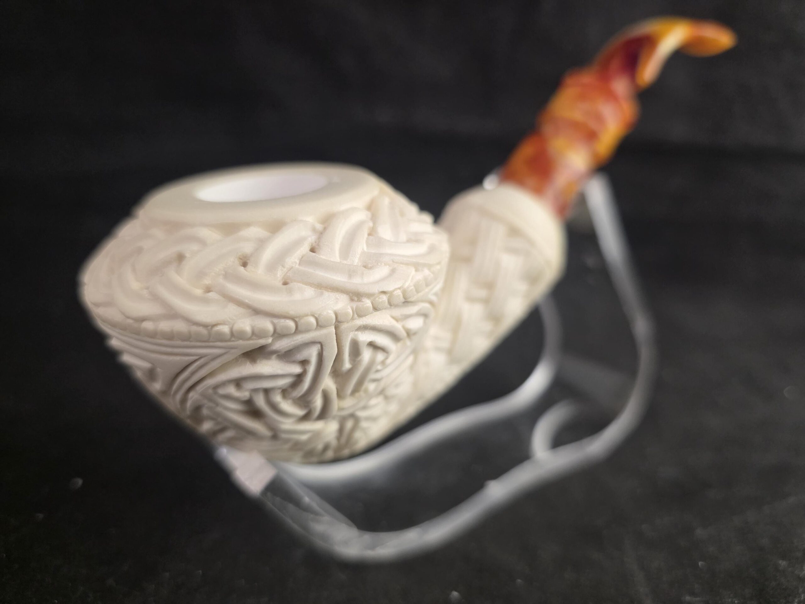 Special Relief Carved Meerschaum Pipe - Image 6