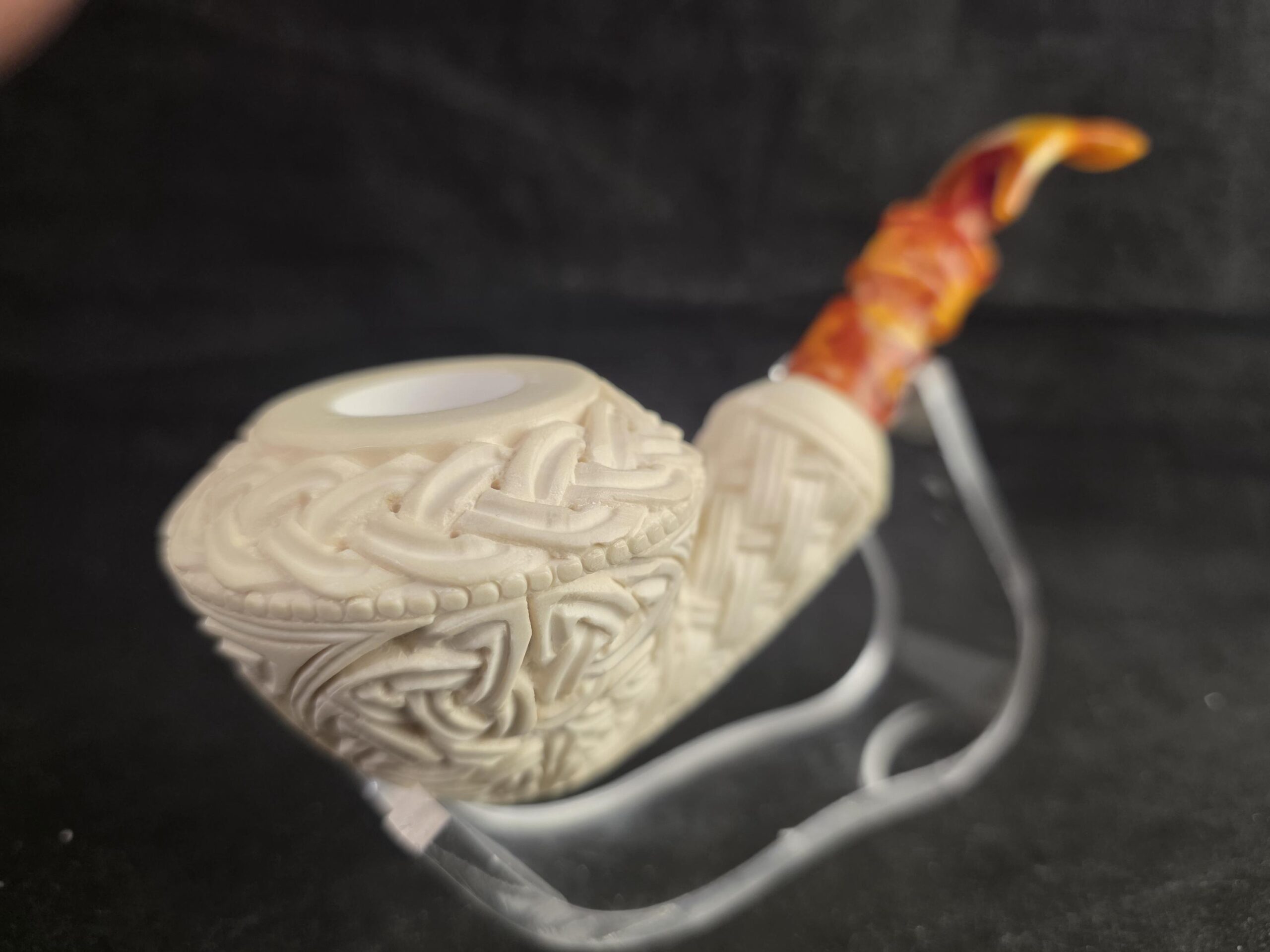 Special Relief Carved Meerschaum Pipe - Image 8