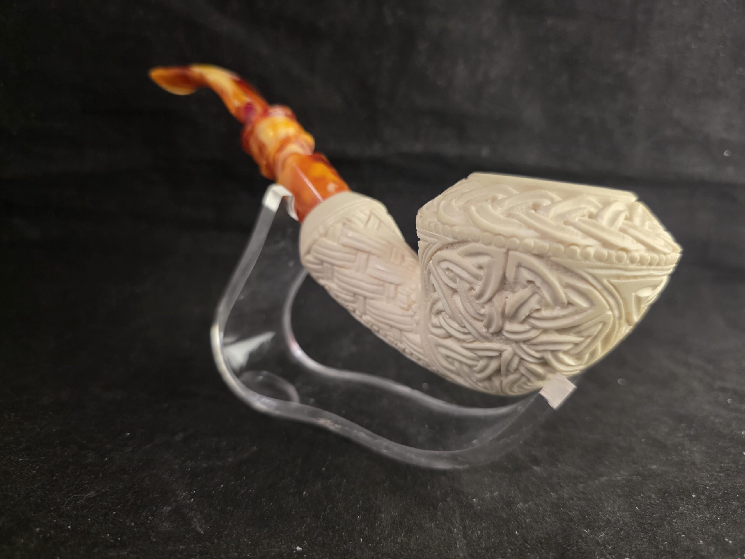 Special Relief Carved Meerschaum Pipe - Image 3