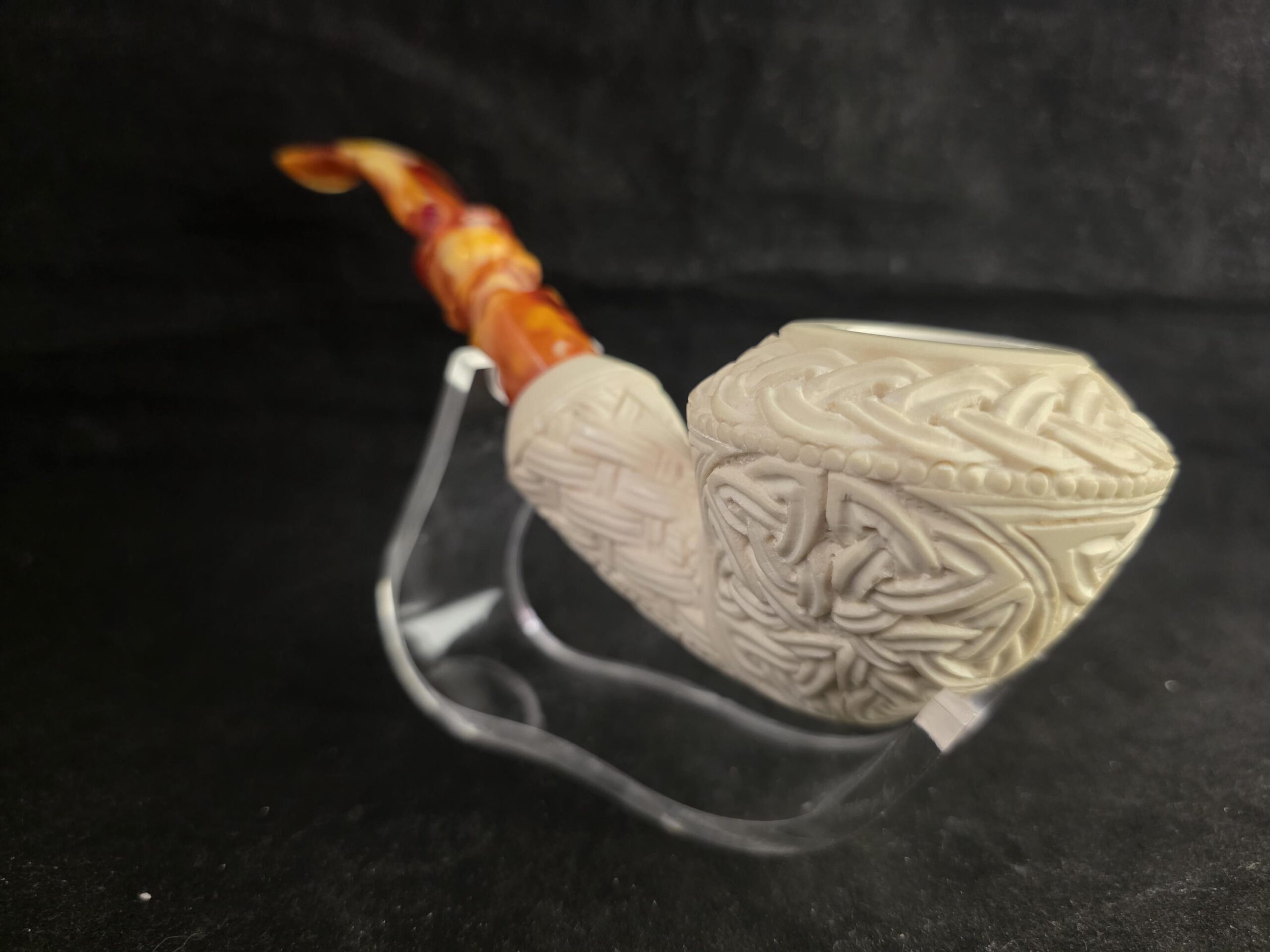 Special Relief Carved Meerschaum Pipe - Image 9