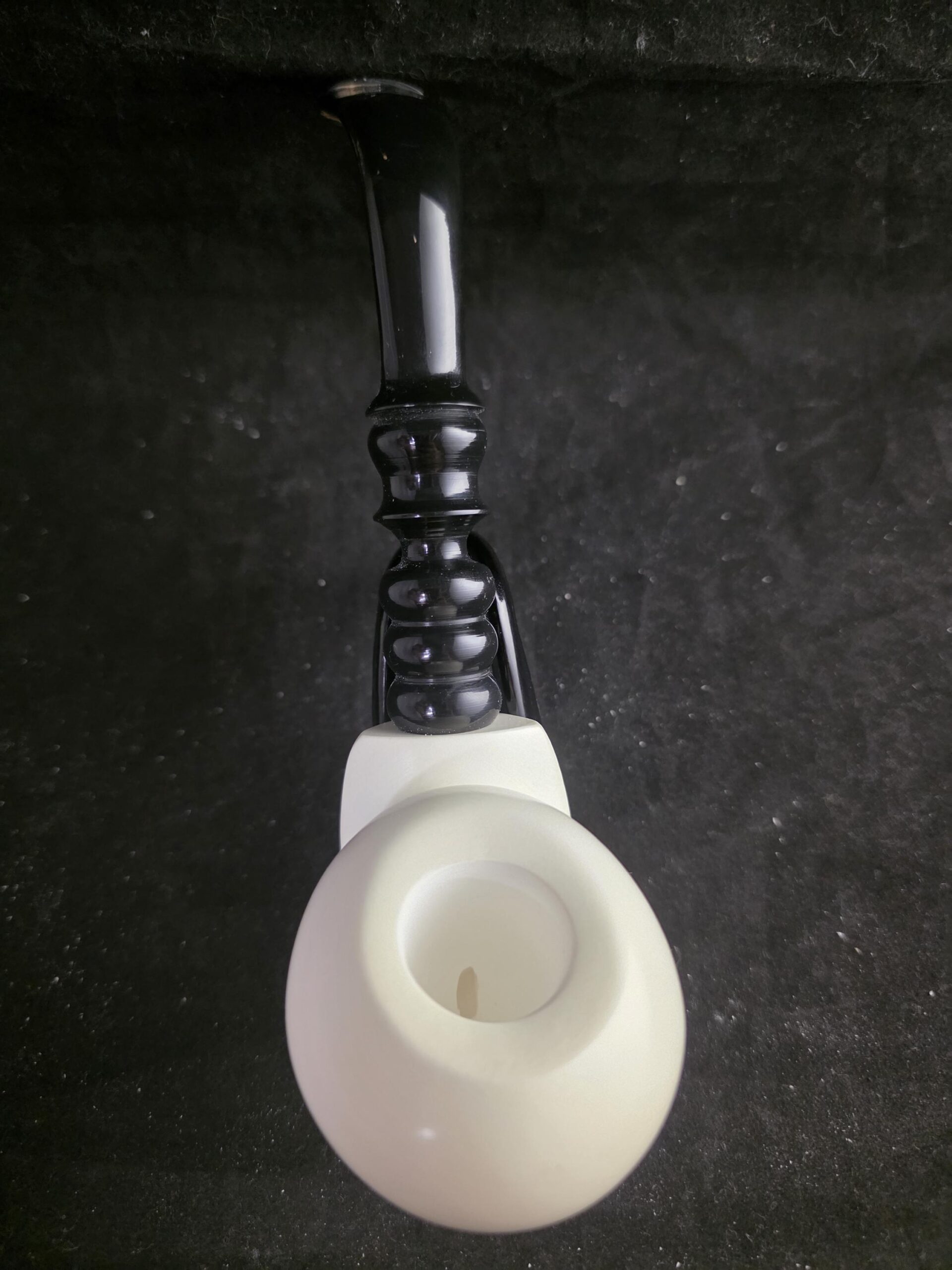 Free Design Apple Shape Meerschaum Pipe with acrylic stem - Image 10