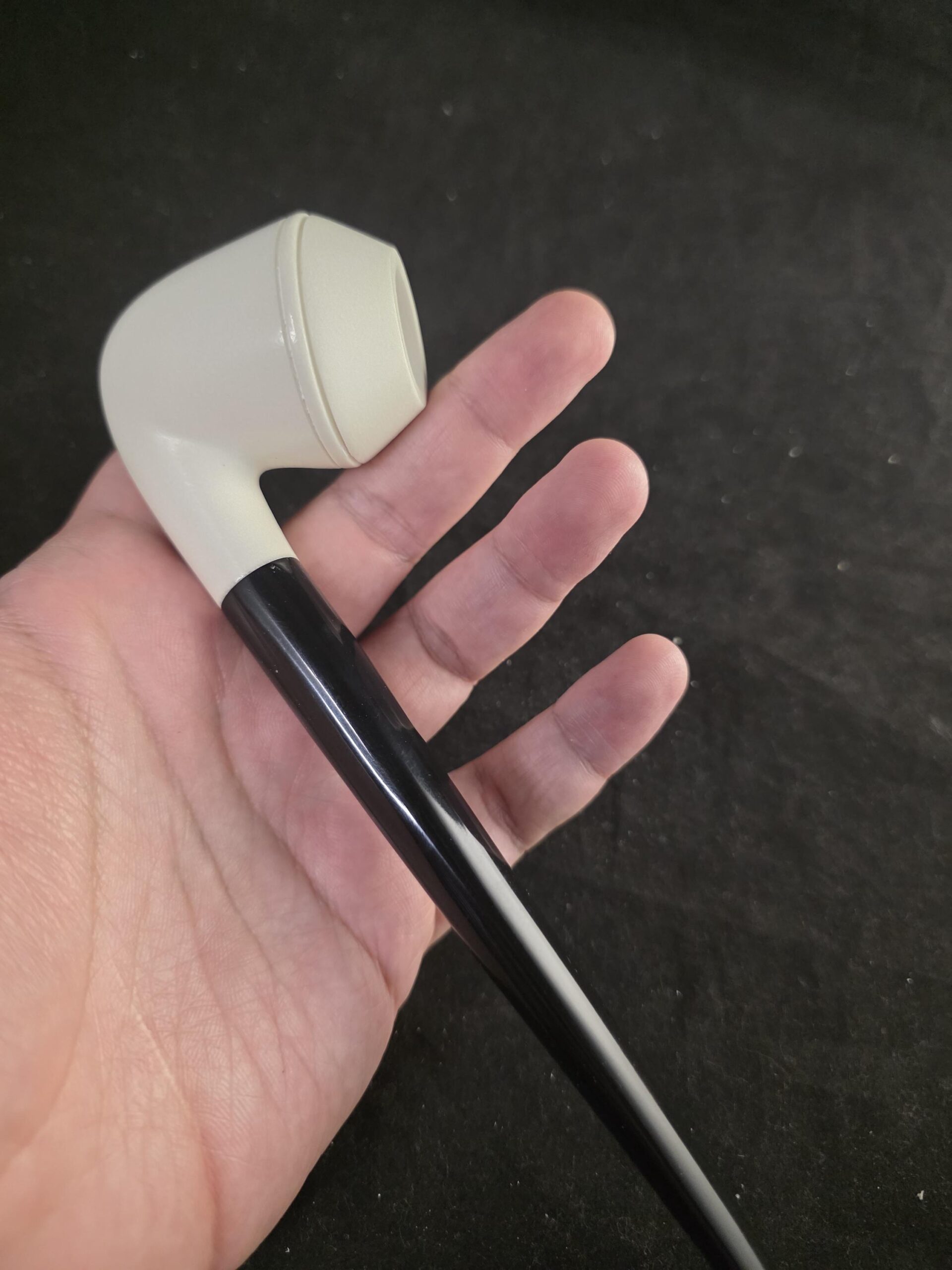 Bulldog Churchwarden Meerschaum Pipe with Acrylic Stem - Image 5