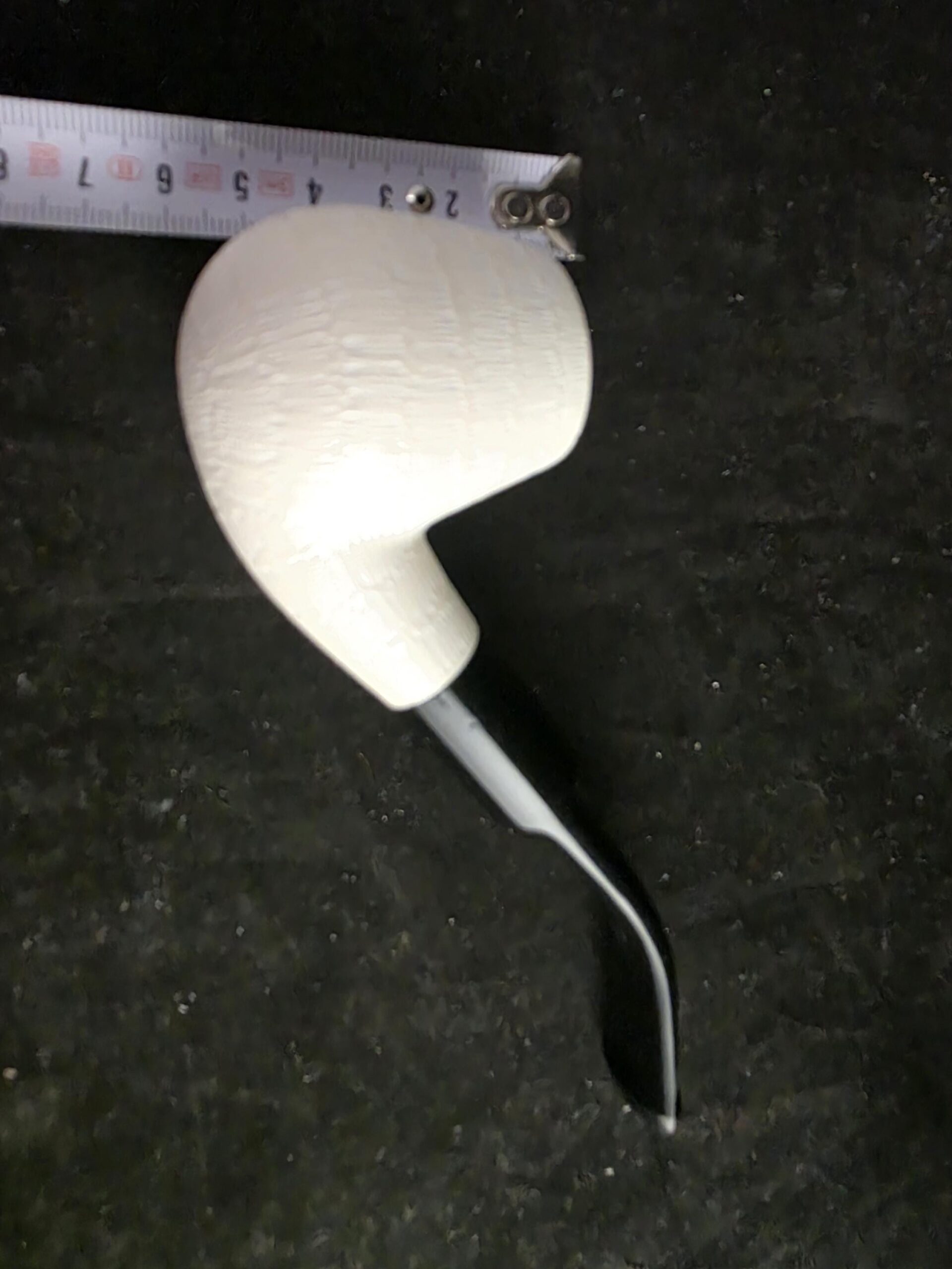 Classic Rustic Style meerschaum Pipe with Acrylic Stem - Image 7