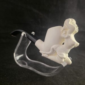 Pretty Lady Meerschaum Pipe with Acrylic Stem