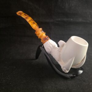 Eagle Claw Meerschaum Pipe, smoking hand carved meerschaum pipe