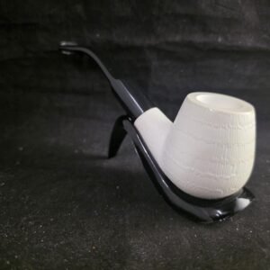 Classic Rustic Style meerschaum Pipe with Acrylic Stem