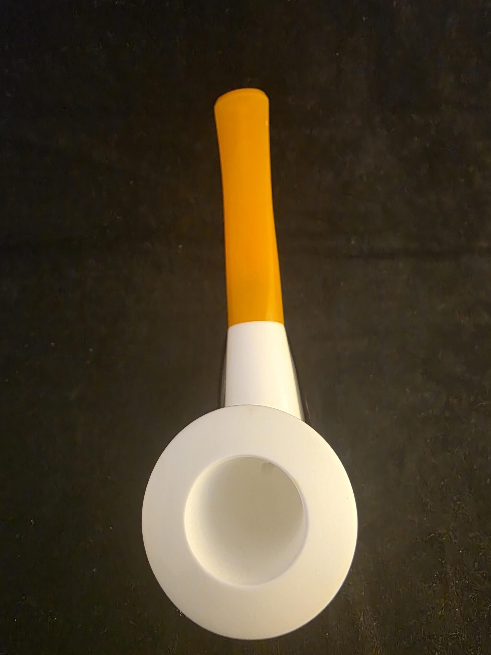 Special Half Rustic Half Smooth English Style Meerschaum Pipe with Acrylic Stem, Hand Carved Pipe - Image 9