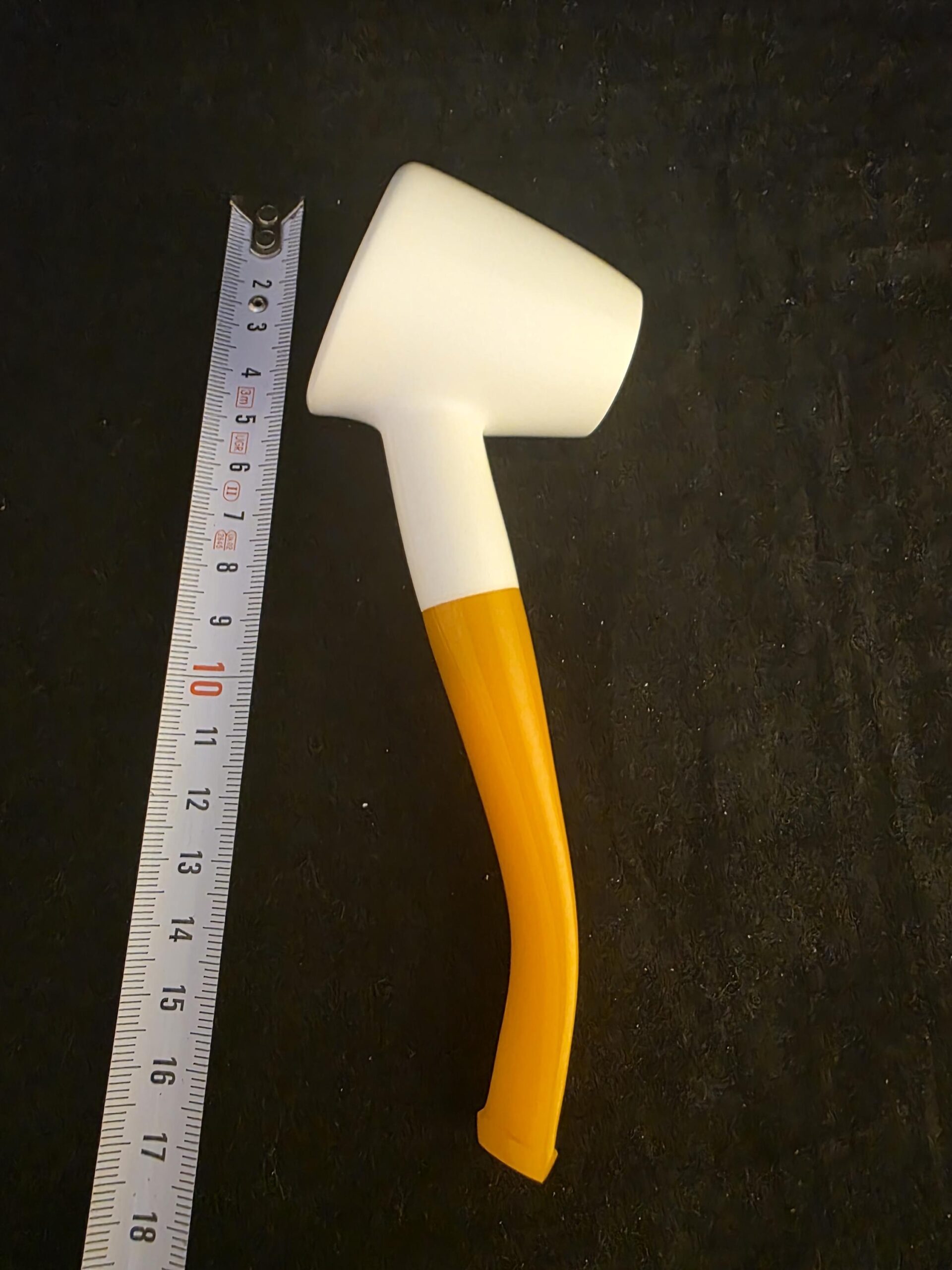 Vulcanite Smooth Design Meerschaum Pipe with Acrylic Stem, Hand Carved Pipe - Image 10