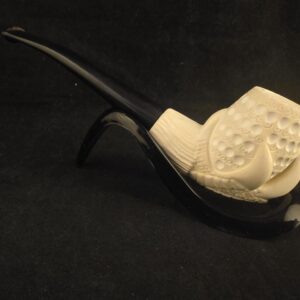Smooth Eagle Claw Meerschaum Pipe with Acrylic Stem, Budget Friendly Pİpe
