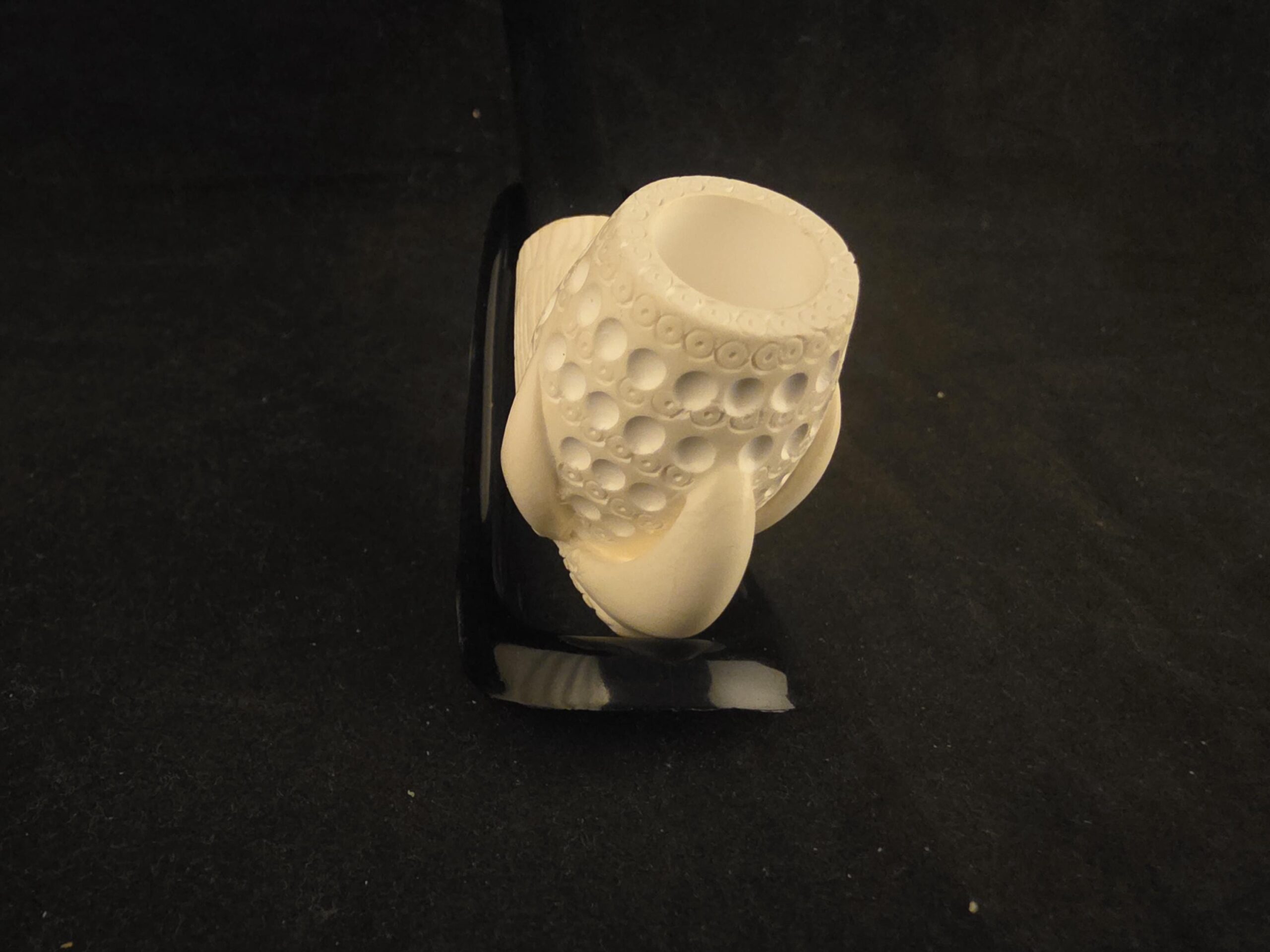 Smooth Eagle Claw Meerschaum Pipe with Acrylic Stem, Budget Friendly Pİpe - Image 4