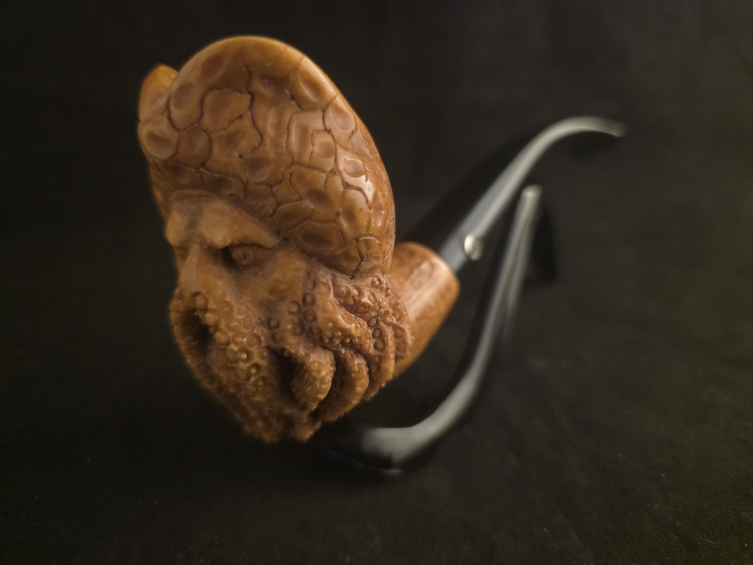 Hand-Carved Davy Jones Block Meerschaum Pipe – A Legendary Collector's Piece - Image 4