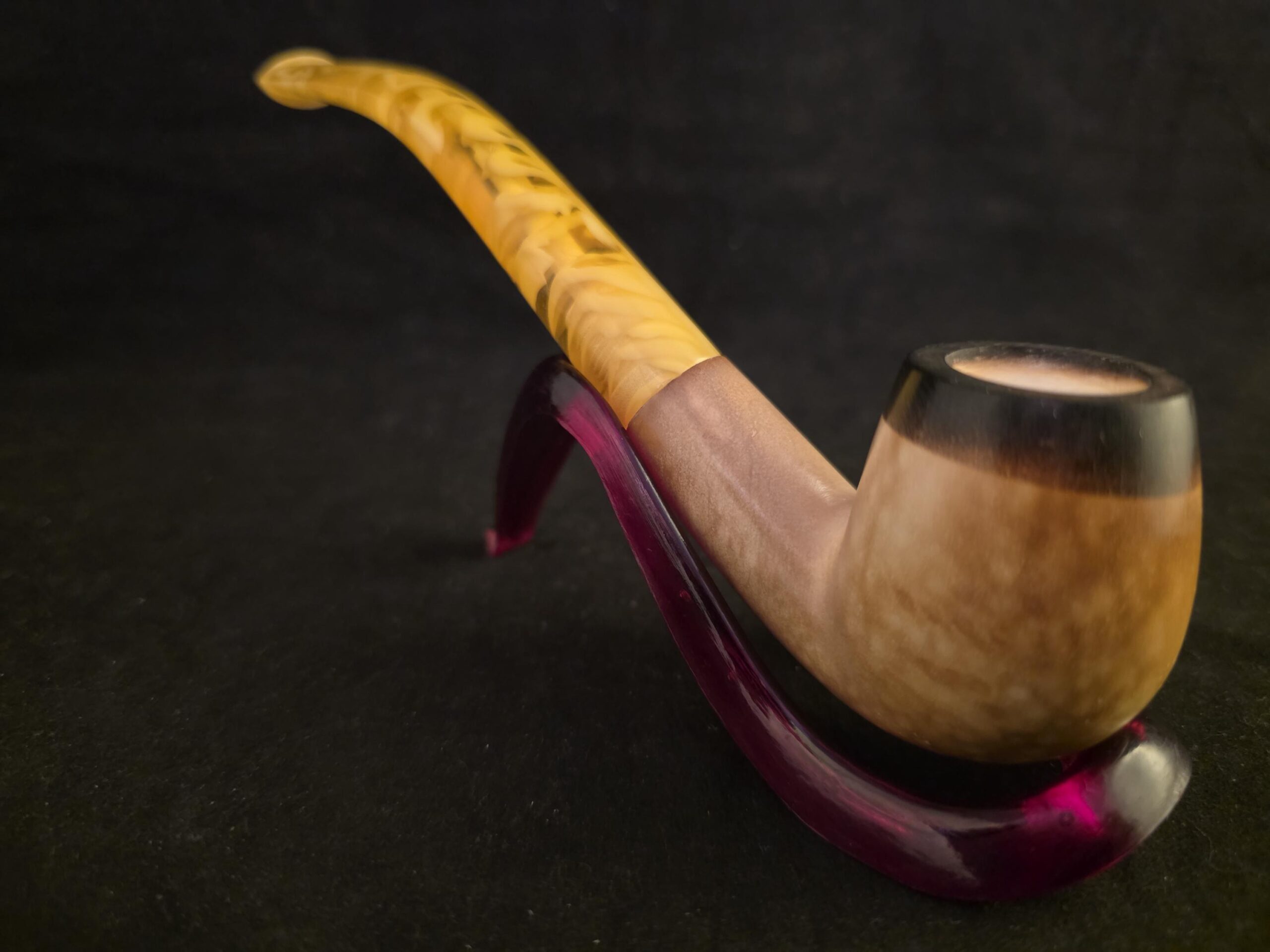 Lee Van Cleef Inspired Block Meerschaum Pipe – Hand-Carved Western Style - Image 4